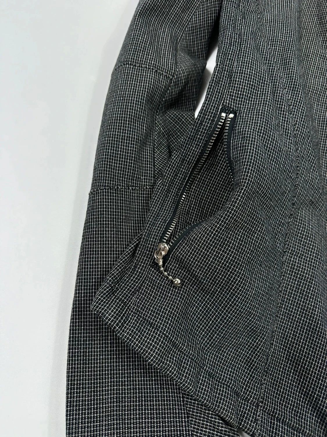 Marithe + Francois Girbaud Marithé + Francois Girbaud Fitted Jacket Pied de Poule Size M / US 6-8 / IT 42-44 - 7 Thumbnail