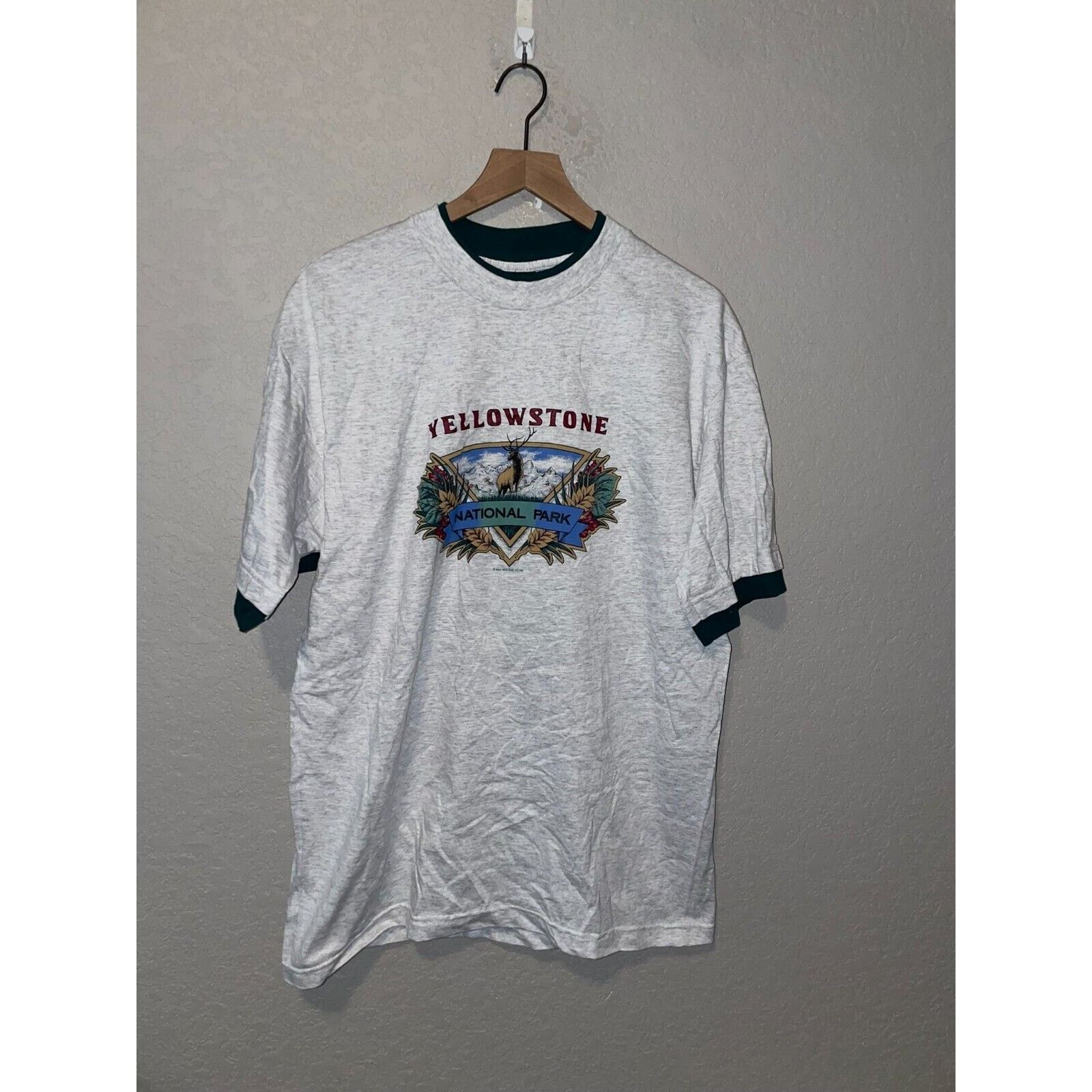 Signal Sport Vintage Yellowstone Shirt Mount Rushmore Gray Shirt Large Size US L / EU 52-54 / 3 - 1 Thumbnail