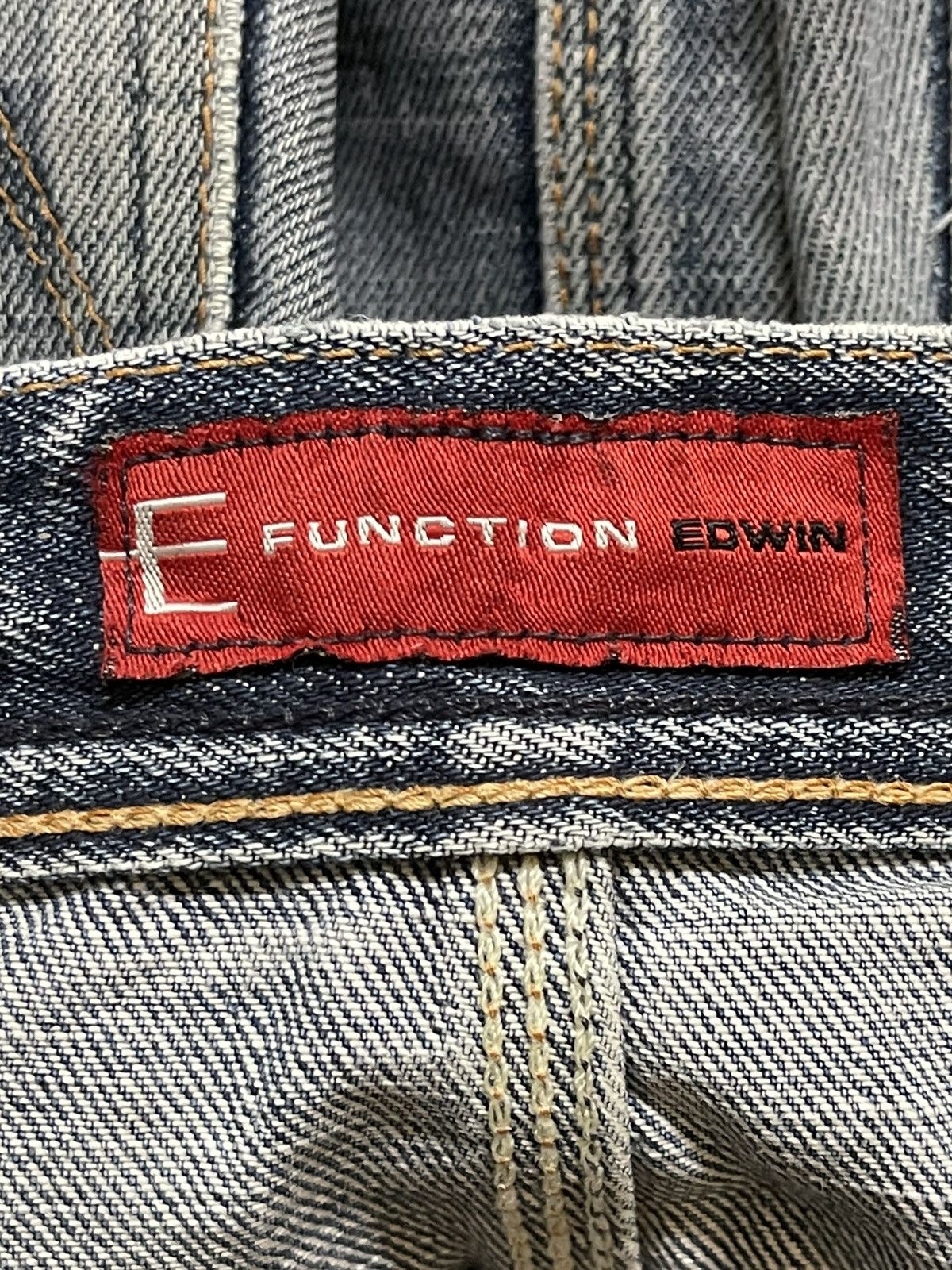 Edwin Vintage Edwin E-Function Blue Faded Wash Clawmark Loose Fits Size US 30 / EU 46 - 10 Thumbnail