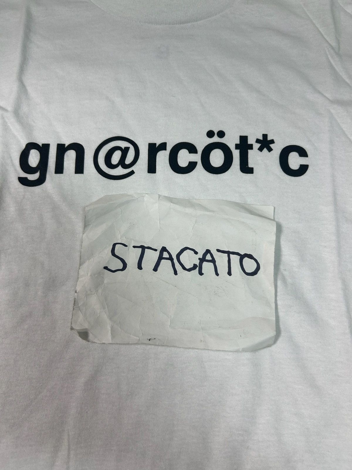 Gnarcotic × Rap Tees Gnarcotic Lil Gnar gn@rcöt*c Symbol Tee White Size US S / EU 44-46 / 1 - 3 Thumbnail
