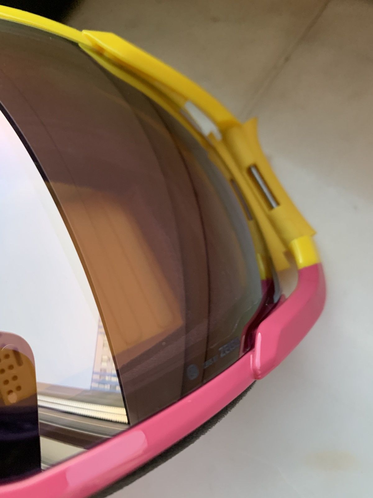 Dior DIOR Ski Goggles Zonula POC Glasses Mask Logo Yellow Pink Size ONE SIZE - 9 Thumbnail