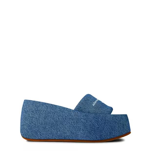 Alexander Wang o1g2r1mq0824 Taji Pltfrm Sandals in Blue Size US 10 / IT 40 - 1 Thumbnail
