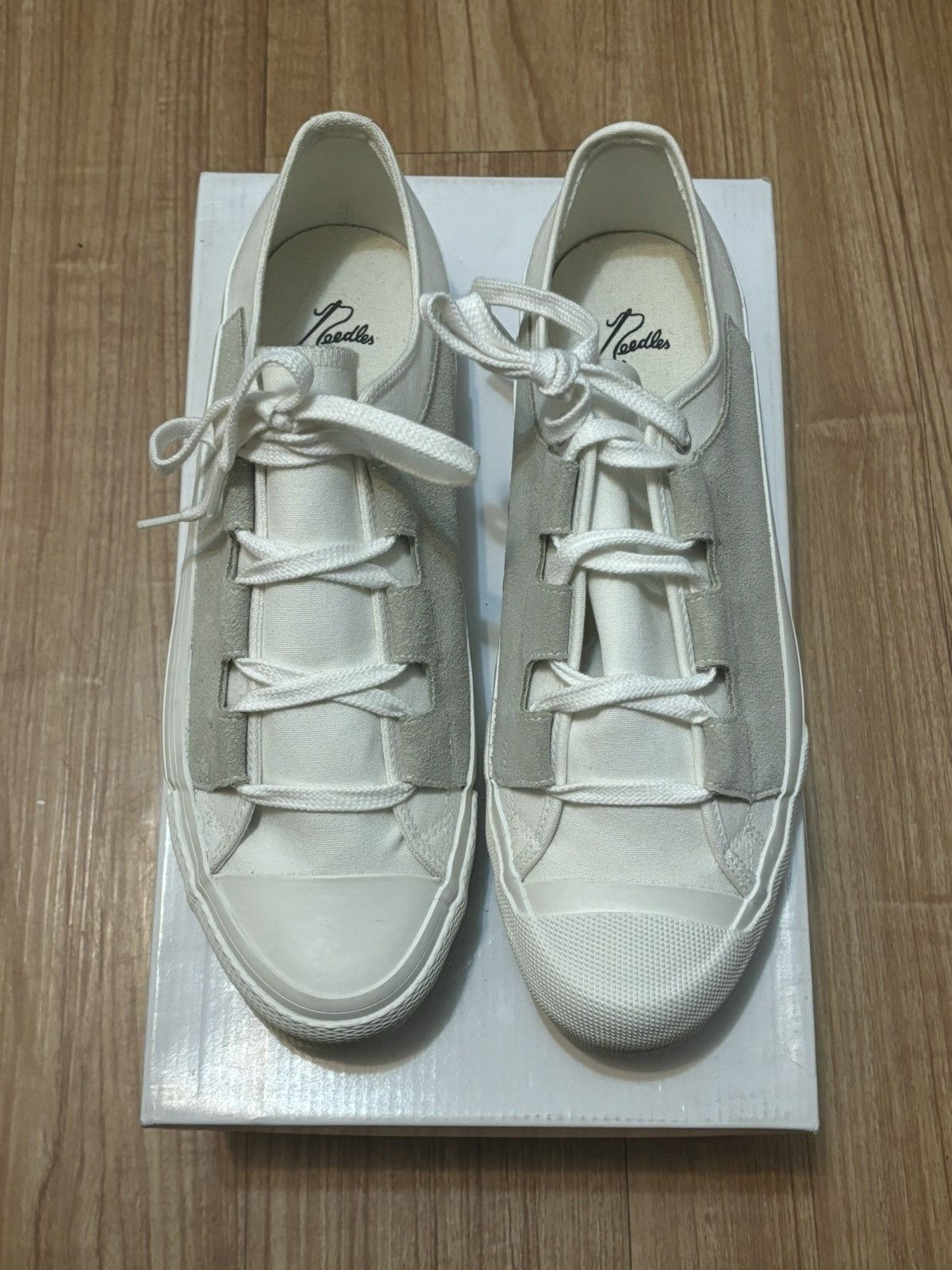 Needles Needles Asymmetric Ghillie Sneaker White Size 11 (US) Size US 11 / EU 44 - 1 Thumbnail