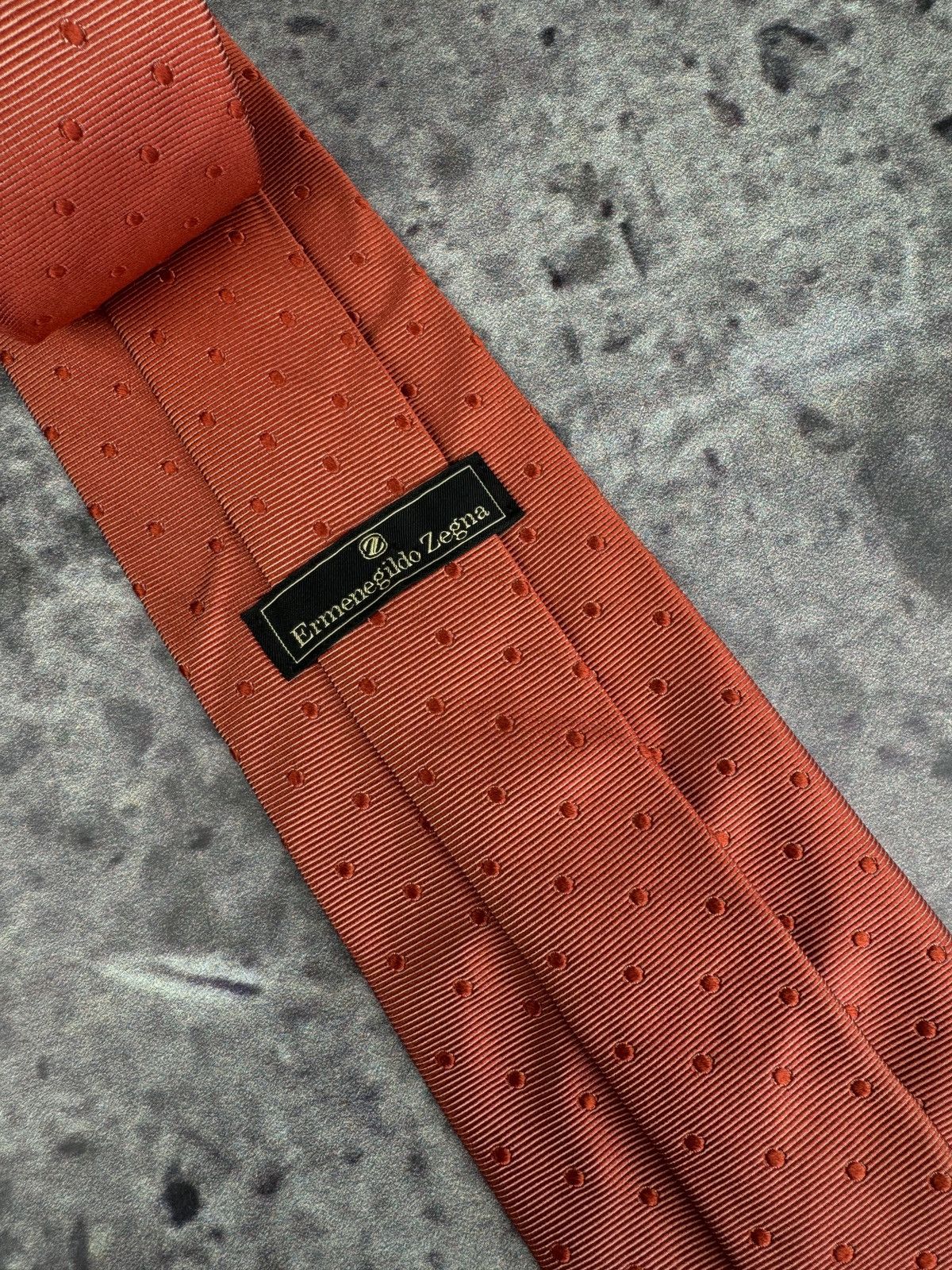 Ermenegildo Zegna Ermenegildo Zegna Red Silk Tie – Polka Dot Pattern Size ONE SIZE - 3 Thumbnail