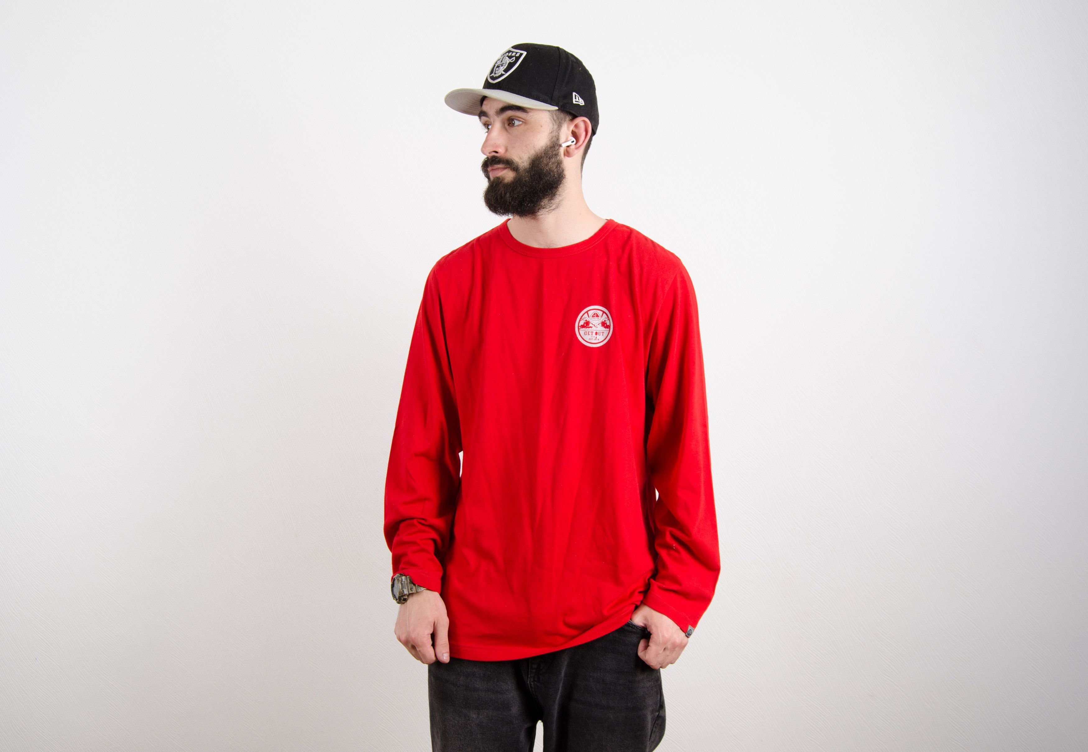 Nike ACG Vintage Nike ACG Get Out Long Sleeve T Shirt Size US L / EU 52-54 / 3 - 1 Thumbnail