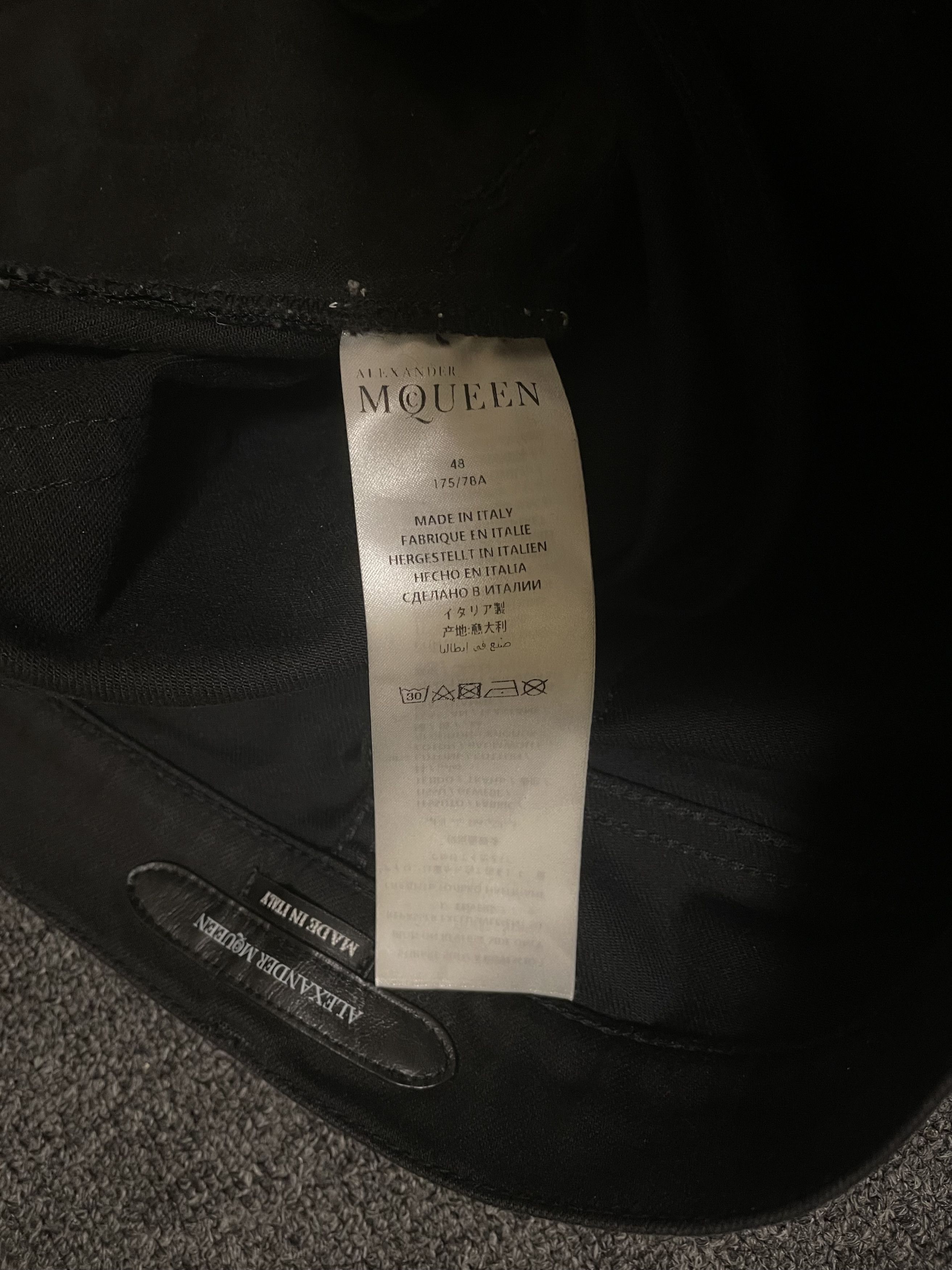 Alexander McQueen Alexander McQueen black jeans, size 48, like size 46 Size US 32 / EU 48 - 7 Thumbnail