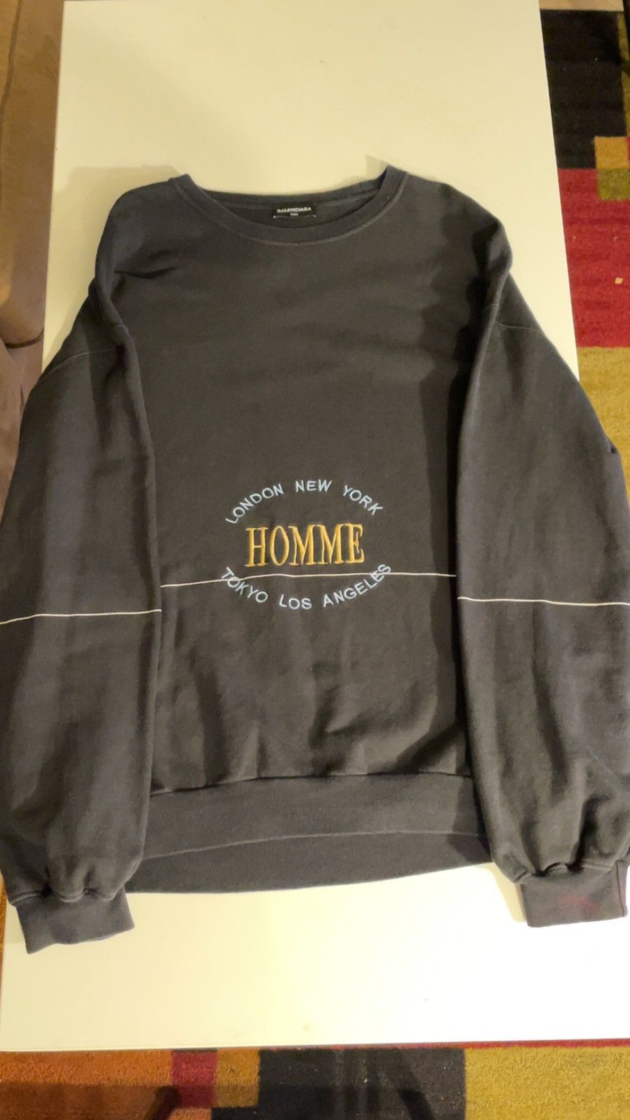 Balenciaga Balenciaga Homme Crewneck Size US S / EU 44-46 / 1 - 5 Thumbnail