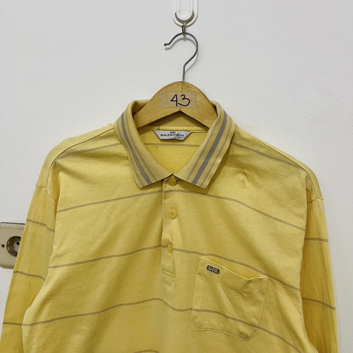 Balenciaga Balenciaga longsleeve polo shirt Size US L / EU 52-54 / 3 - 2 Thumbnail