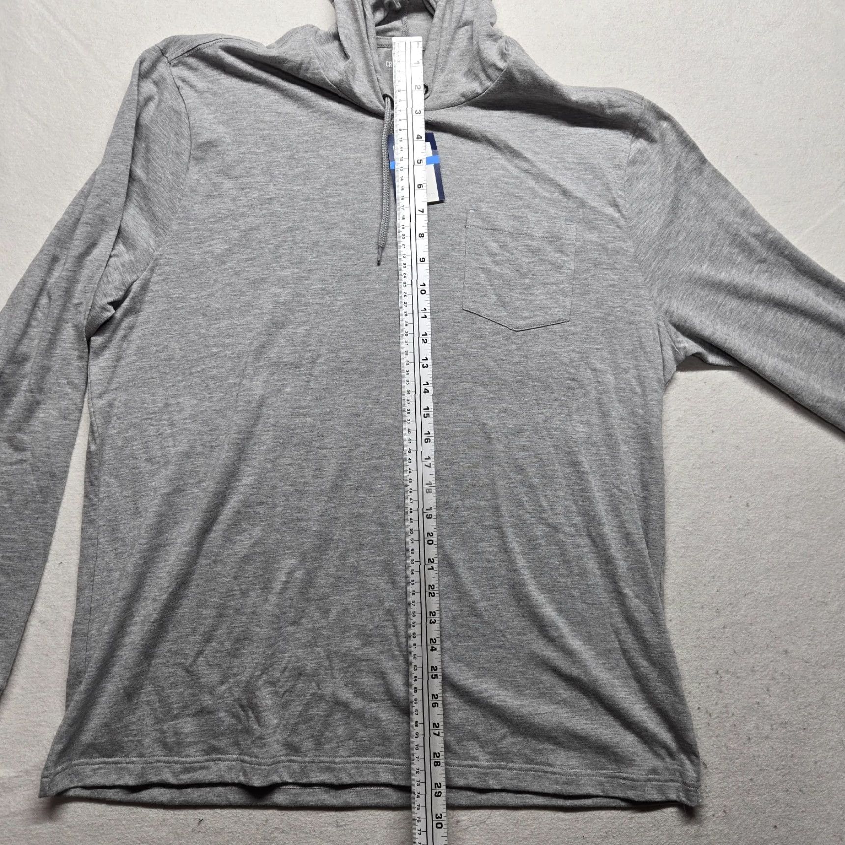 Vintage Crown & Ivy Hoodie Men XL Gray Solid Fleece Hoodie Pocket Sweater Winter Pullover Size US XL / EU 56 / 4 - 7 Thumbnail