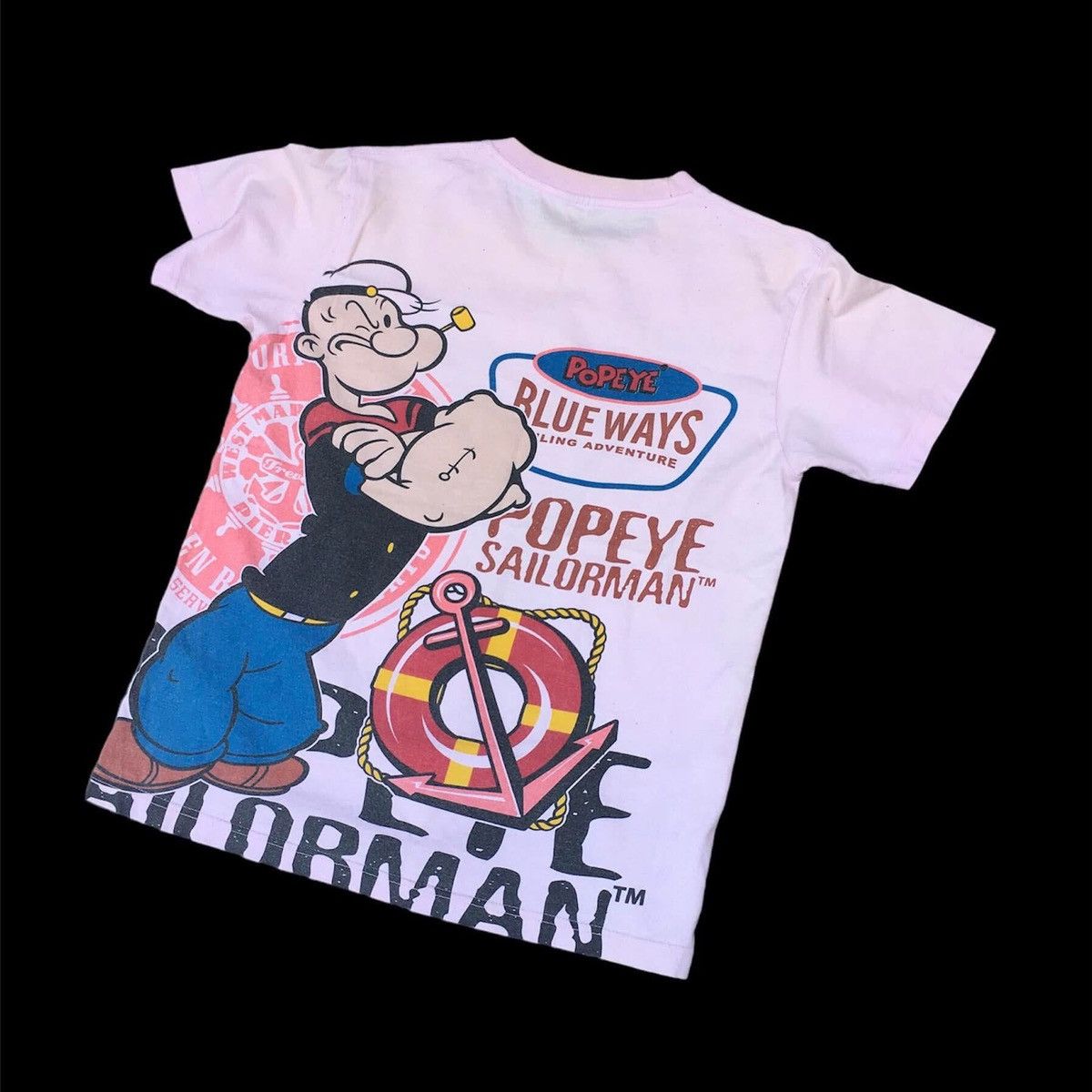 Vintage RARE ‼️ Popeye Size US S / EU 44-46 / 1 - 2 Thumbnail