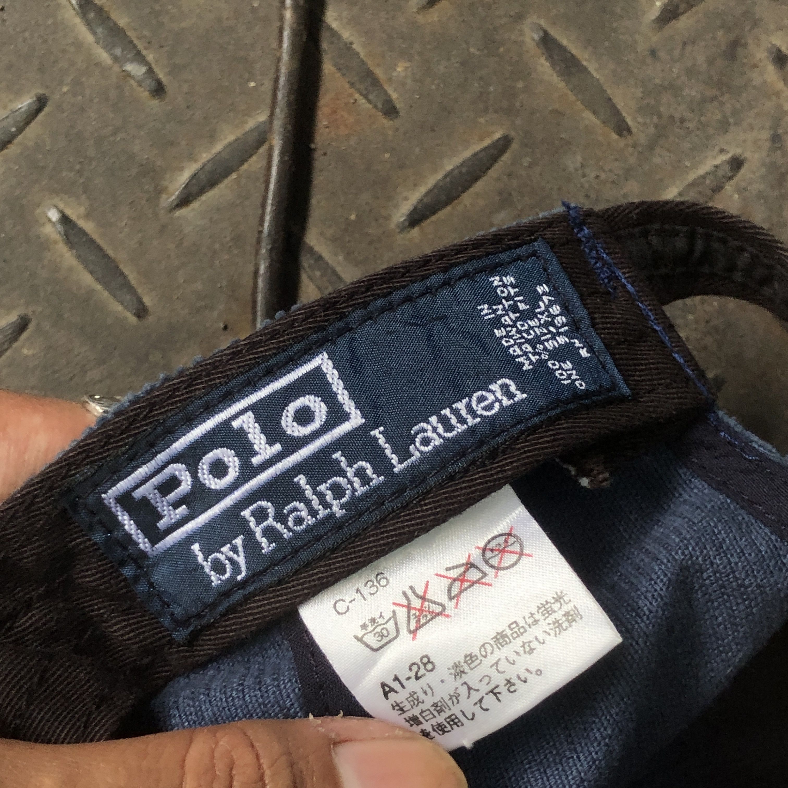 Polo Ralph Lauren 🔥RARE🔥Vintage 80's Polo Ralph Lauren Corduroy Navy Hat Size ONE SIZE - 8 Thumbnail