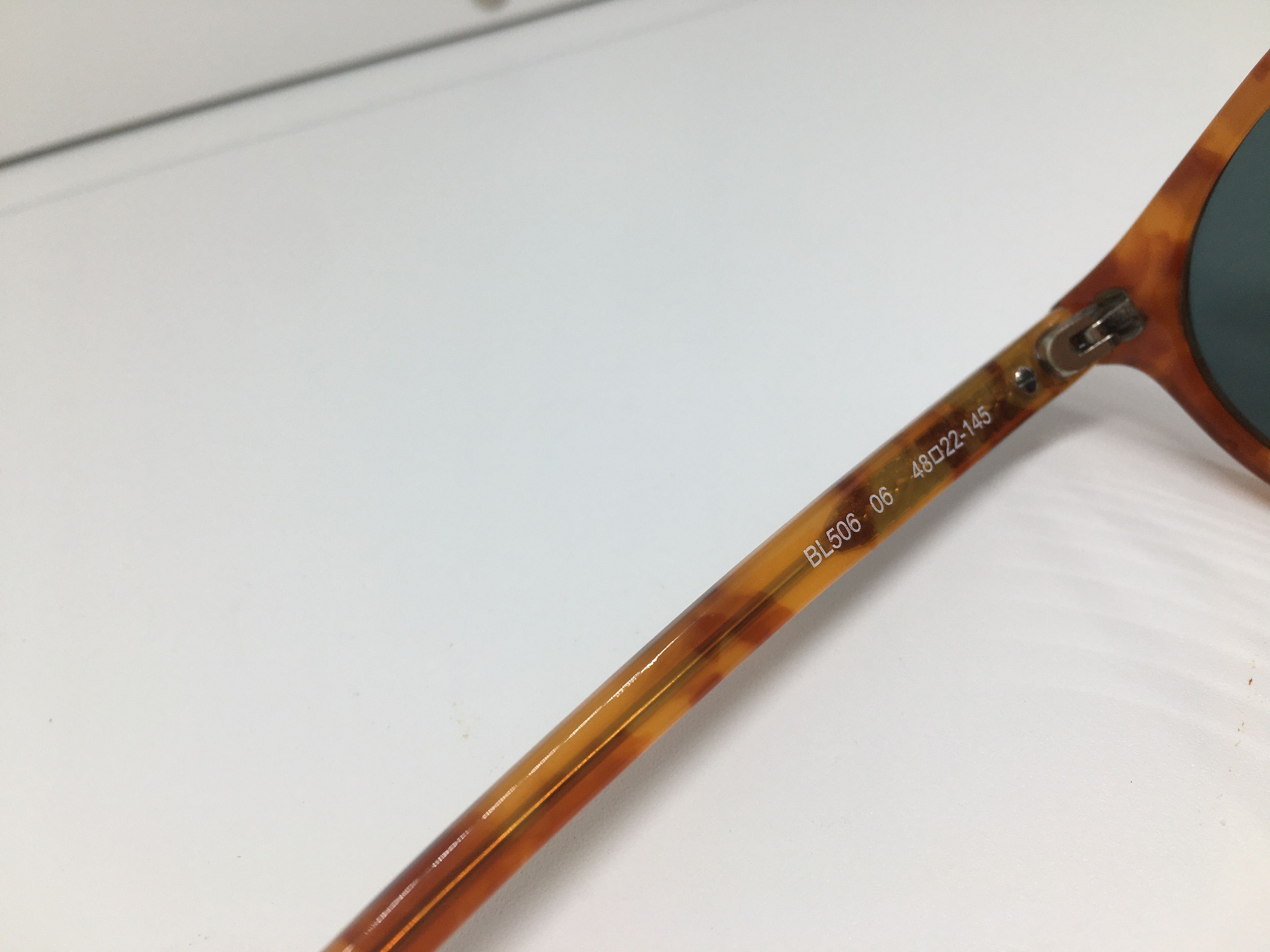 Vintage Blauer Handmade Tortoise Round Sunglasses Frame Size ONE SIZE - 5 Thumbnail