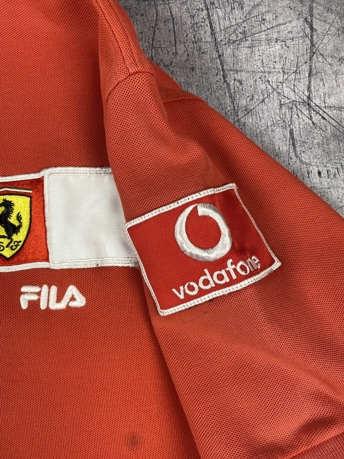 Ferrari × Fila × Vintage Vintage Ferrari Fila F1 Racing Shell Team T shirt Size US XL / EU 56 / 4 - 11 Thumbnail