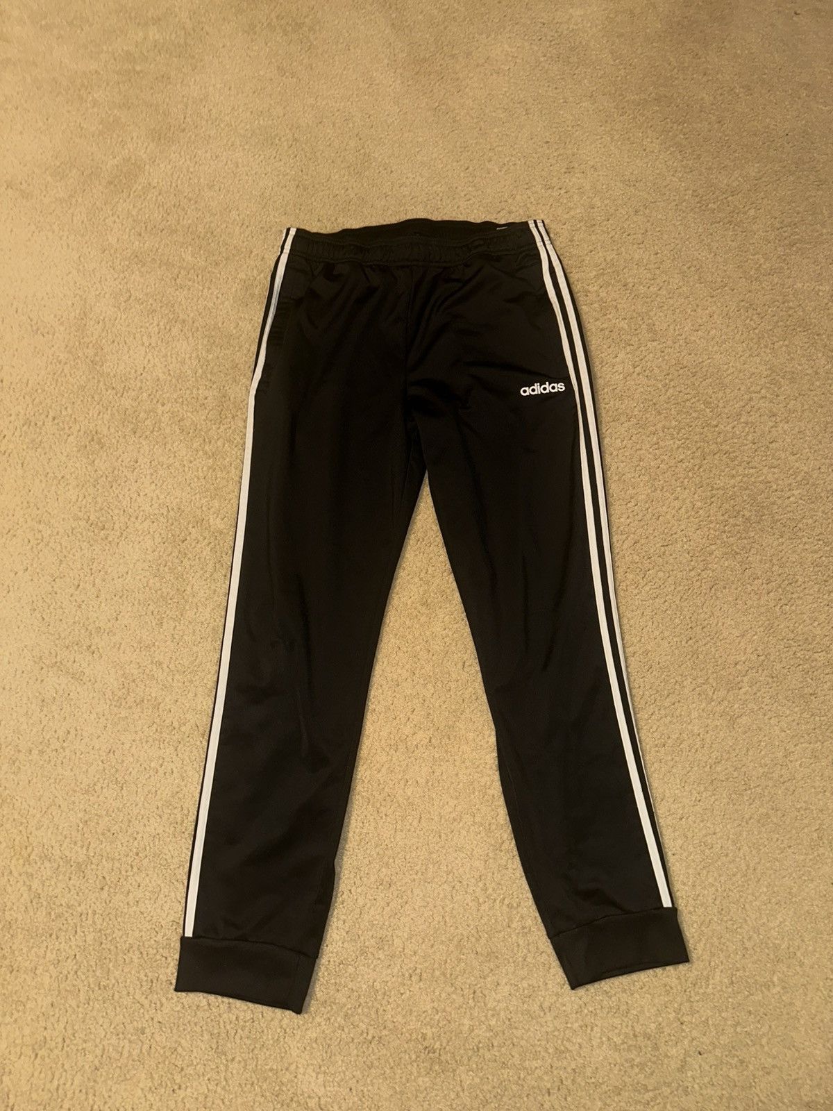 Adidas Adidas 3-Stripes Joggers – Black Size US 36 / EU 52 - 1 Thumbnail