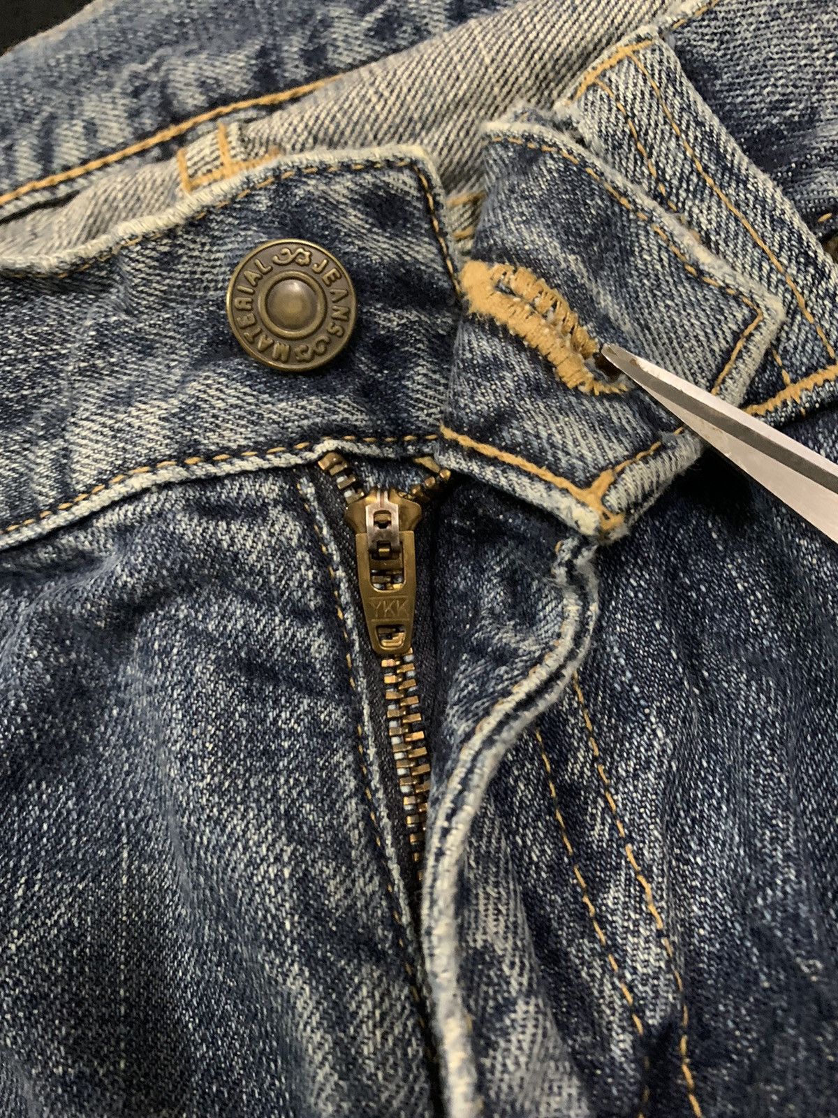 14th Addiction Vintage Japanese Brand Baggy Distressed Punk Style Jeans Size US 30 / EU 46 - 4 Thumbnail
