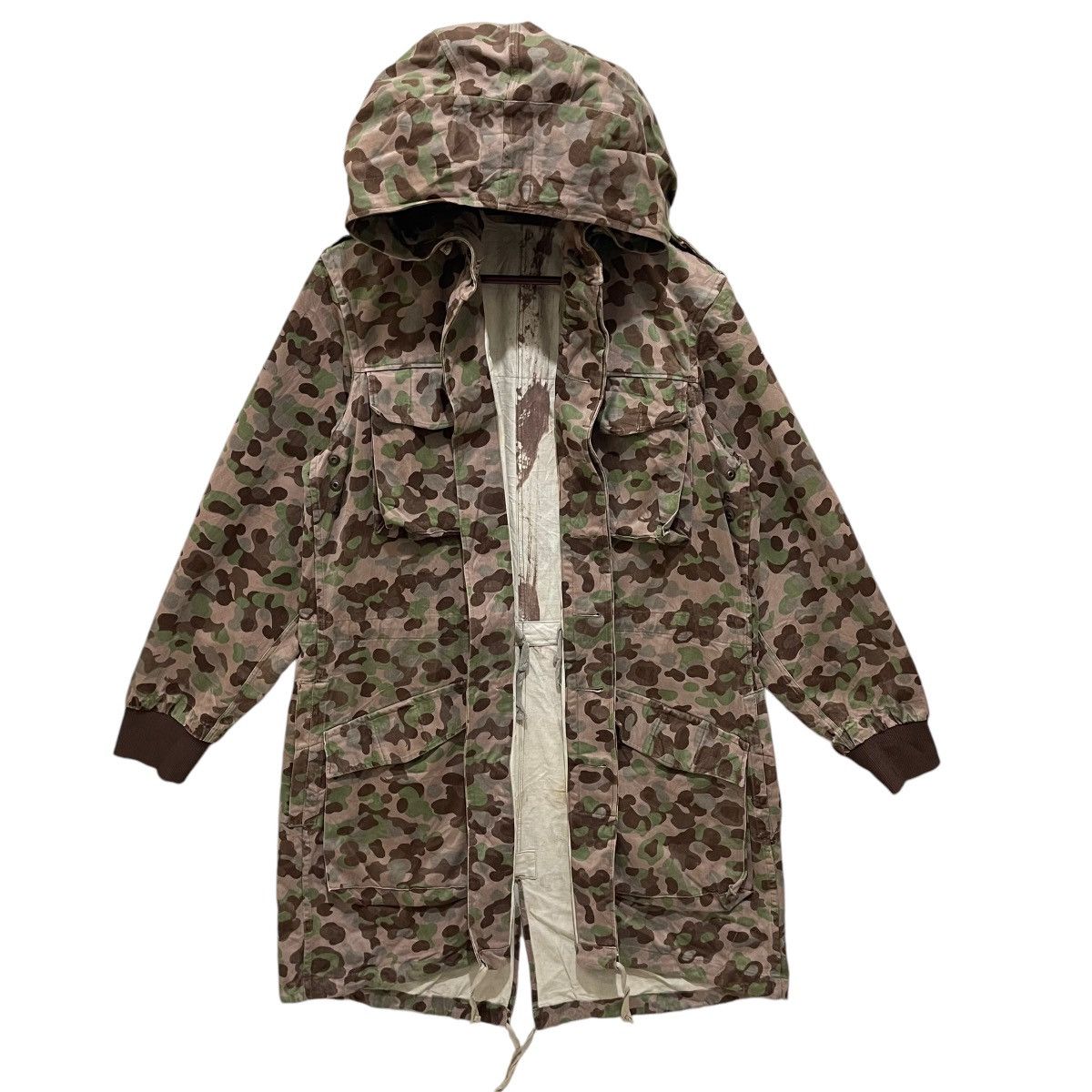 Vintage Vintage 70s USSR Camouflage Army Military Parka Jacket Size US L / EU 52-54 / 3 - 2 Thumbnail
