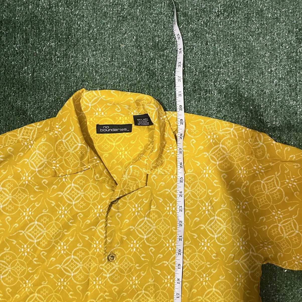 Other No Boundaries Yellow Hawaiian Button Up Shirt Size US S / EU 44-46 / 1 - 6 Thumbnail
