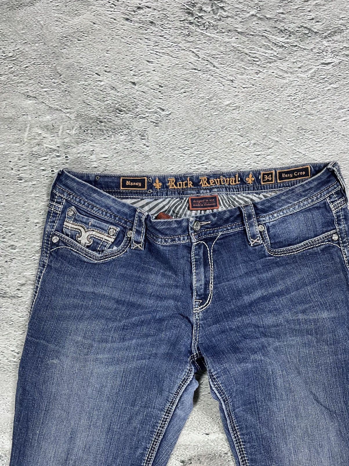 Rock Revival Rock Revival Nancy vintage blue jeans Y2K Size US 34 / EU 50 - 4 Thumbnail