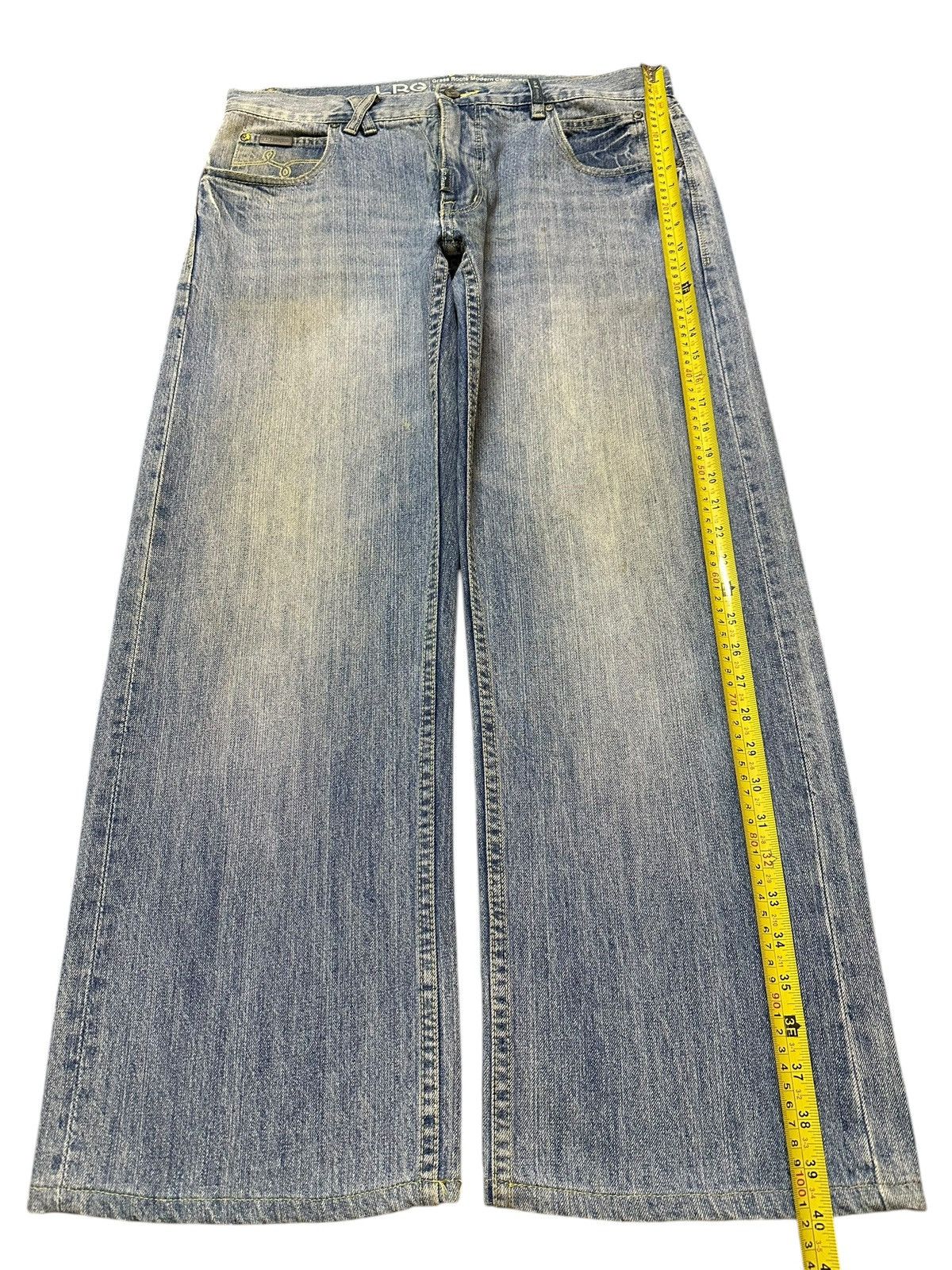 Sugar Cane Vintage Japanese Brand Mud Faded Wash Style Baggy Jeans Size US 36 / EU 52 - 14 Thumbnail
