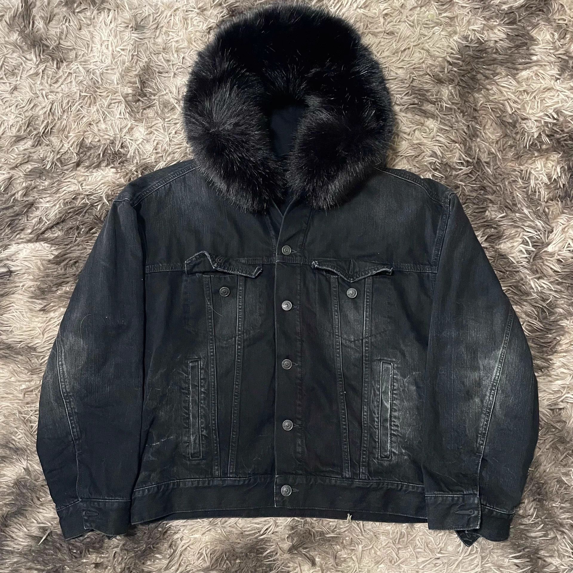 Balenciaga Balenciaga 2025 New Boxy Hooded Fur Jacket Size M / US 6-8 / IT 42-44 - 1 Thumbnail