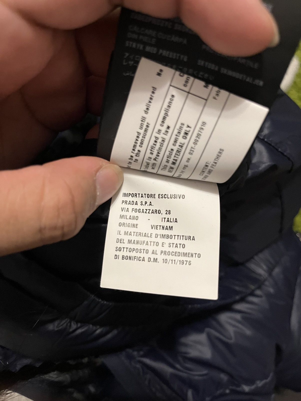 Prada Prada Triangle Logo Nylon Blue Vest Size US M / EU 48-50 / 2 - 10 Thumbnail