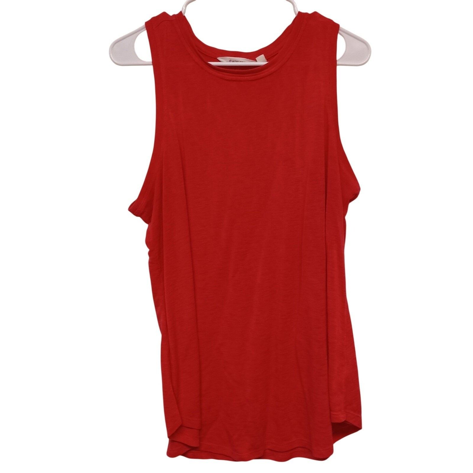 Athleta Athleta Red Sleeveless Cloudlight Rib Trim Tank Top Size XL Size XL / US 12-14 / IT 48-50 - 2 Thumbnail