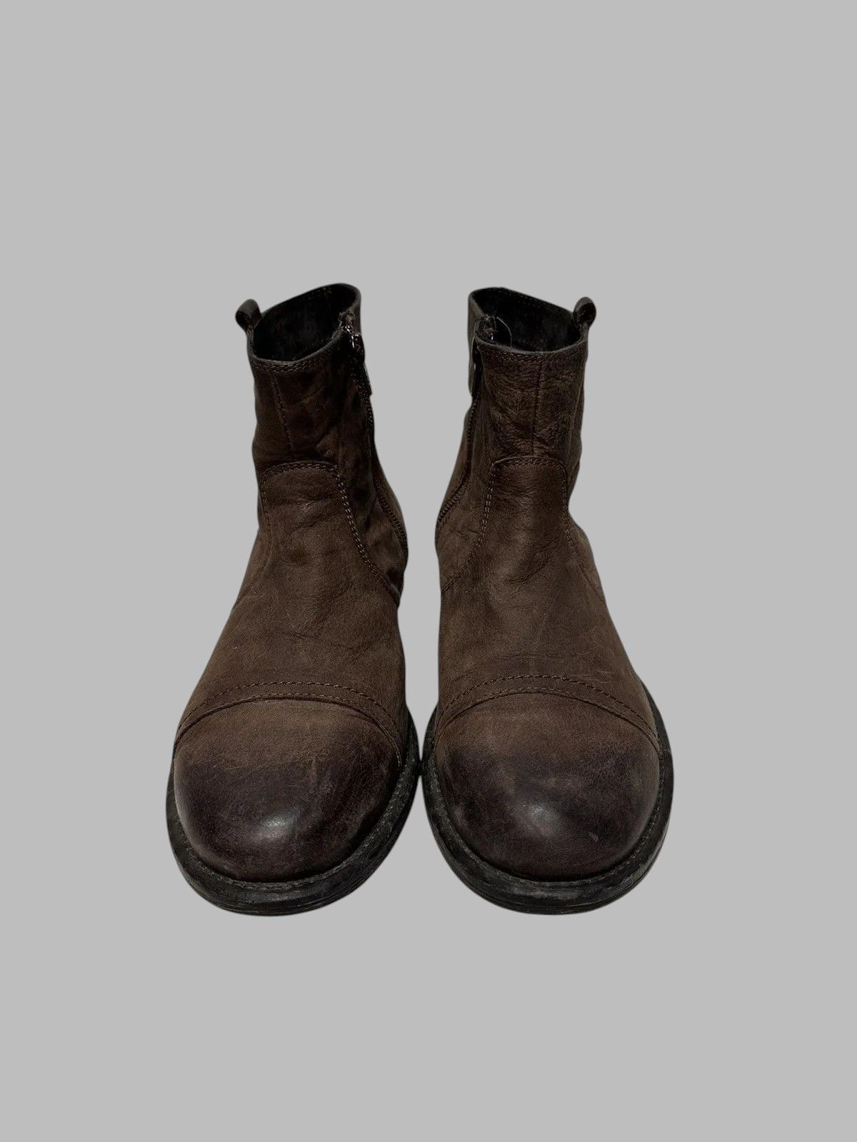 If Six Was Nine Guidi Suide Rare Leather Boots Rick Owens Avantgarde Style Size US 8 / EU 41 - 4 Thumbnail