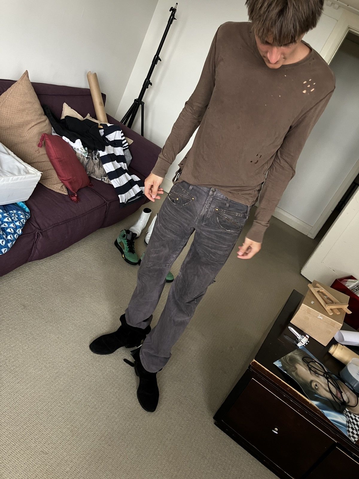 Marithe + Francois Girbaud Marithe + francois gribaud denim Size US 32 / EU 48 - 4 Thumbnail