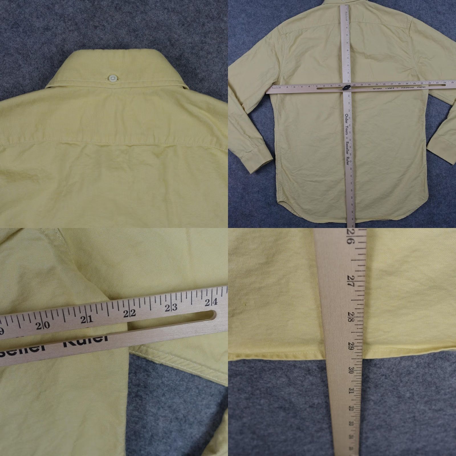 Taylor Stitch Taylor Stitch Shirt Mens 42 Yellow Button-Down Long Sleeve Organic Cotton VTG Size US XL / EU 56 / 4 - 8 Thumbnail