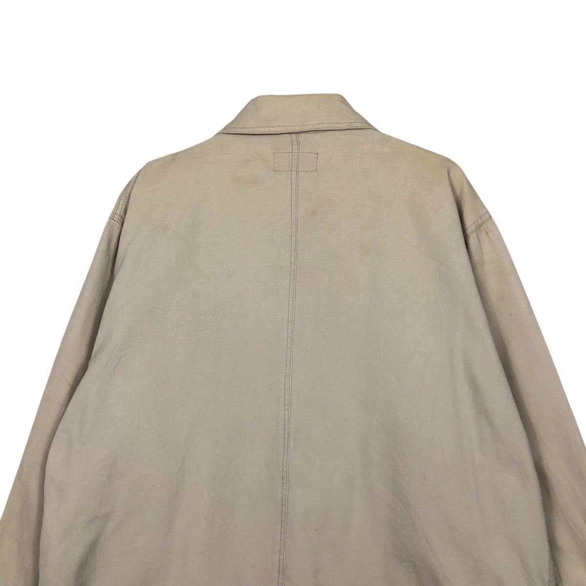 Japanese Brand Pract Studio Heavyweight Canvas Shop Jacket — Boxy Fit Size US L / EU 52-54 / 3 - 10 Thumbnail