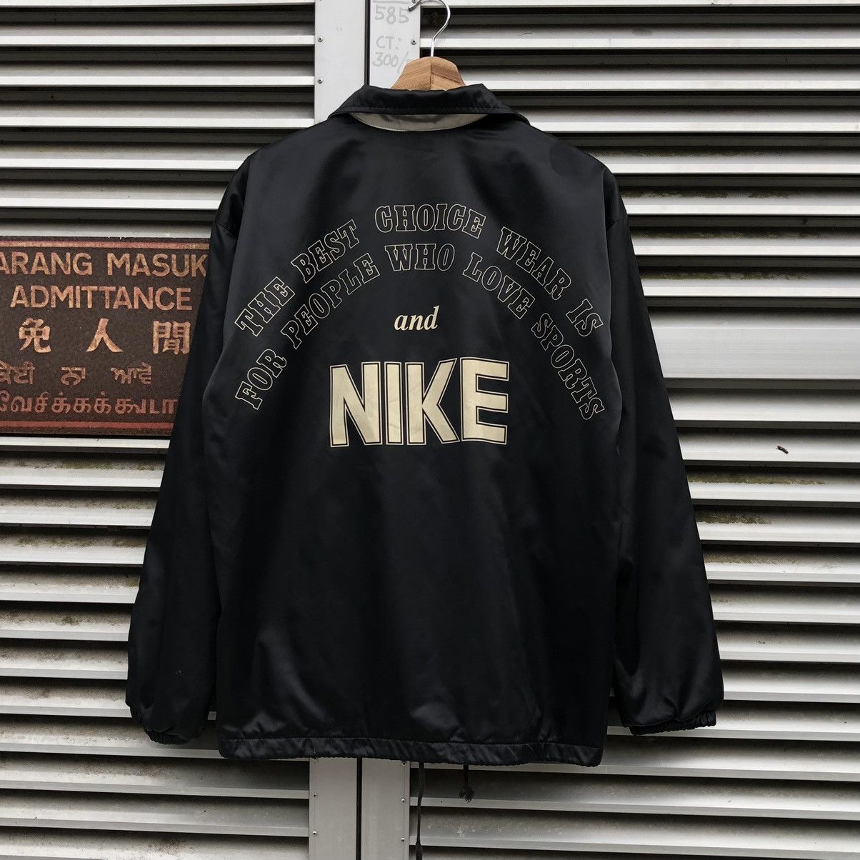 Nike 🔥RARE🔥Vintage Nike Block Blue Tag OREGON Coach Jacket Size US M / EU 48-50 / 2 - 1 Thumbnail