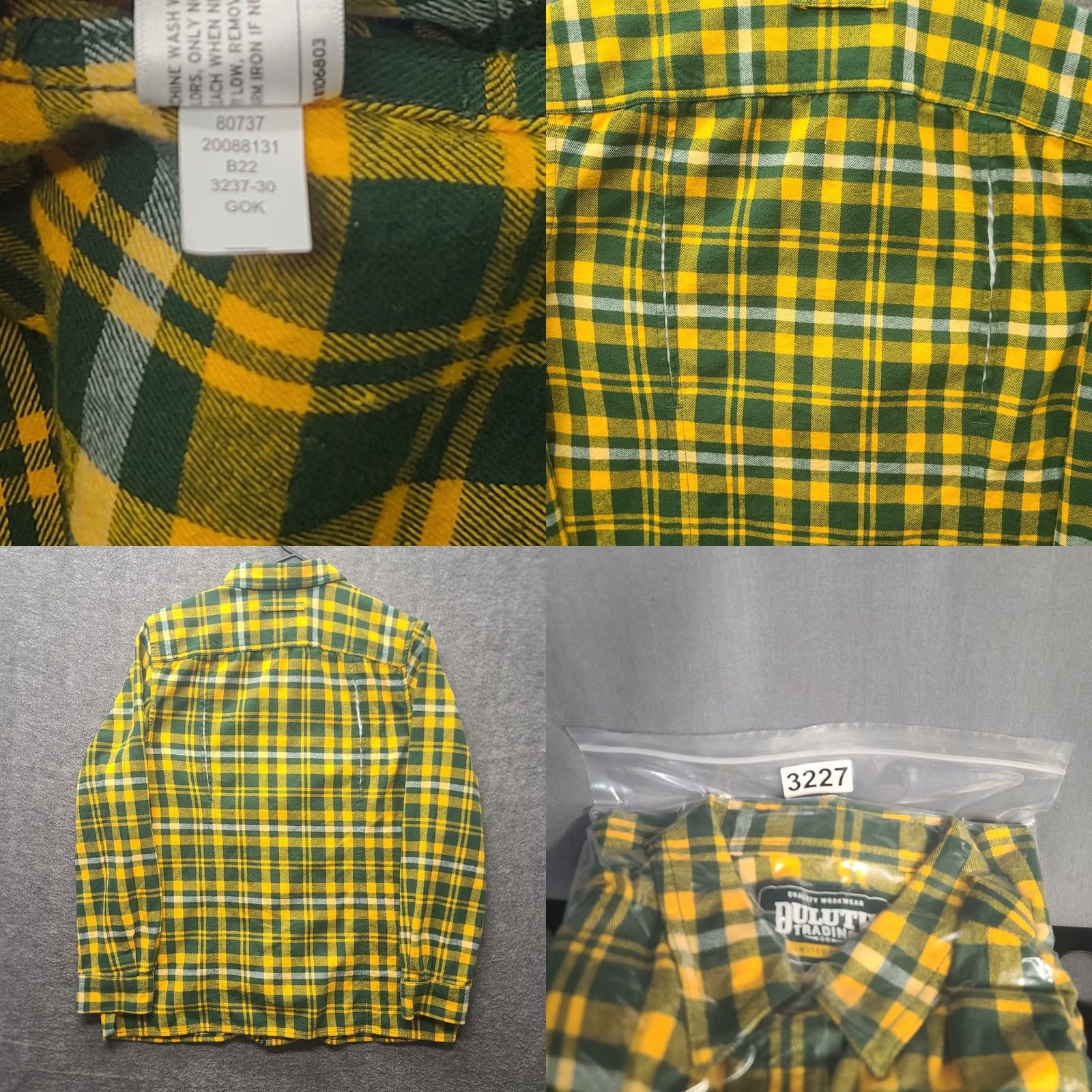 Vintage VINTAGE Duluth Trading Free Swingin Flannel Shirt Womens M Relaxed Fit Green Bay Packers Shirt M Green Plaid Casual Outdoor Sports Mens Size M / US 6-8 / IT 42-44 - 8 Thumbnail