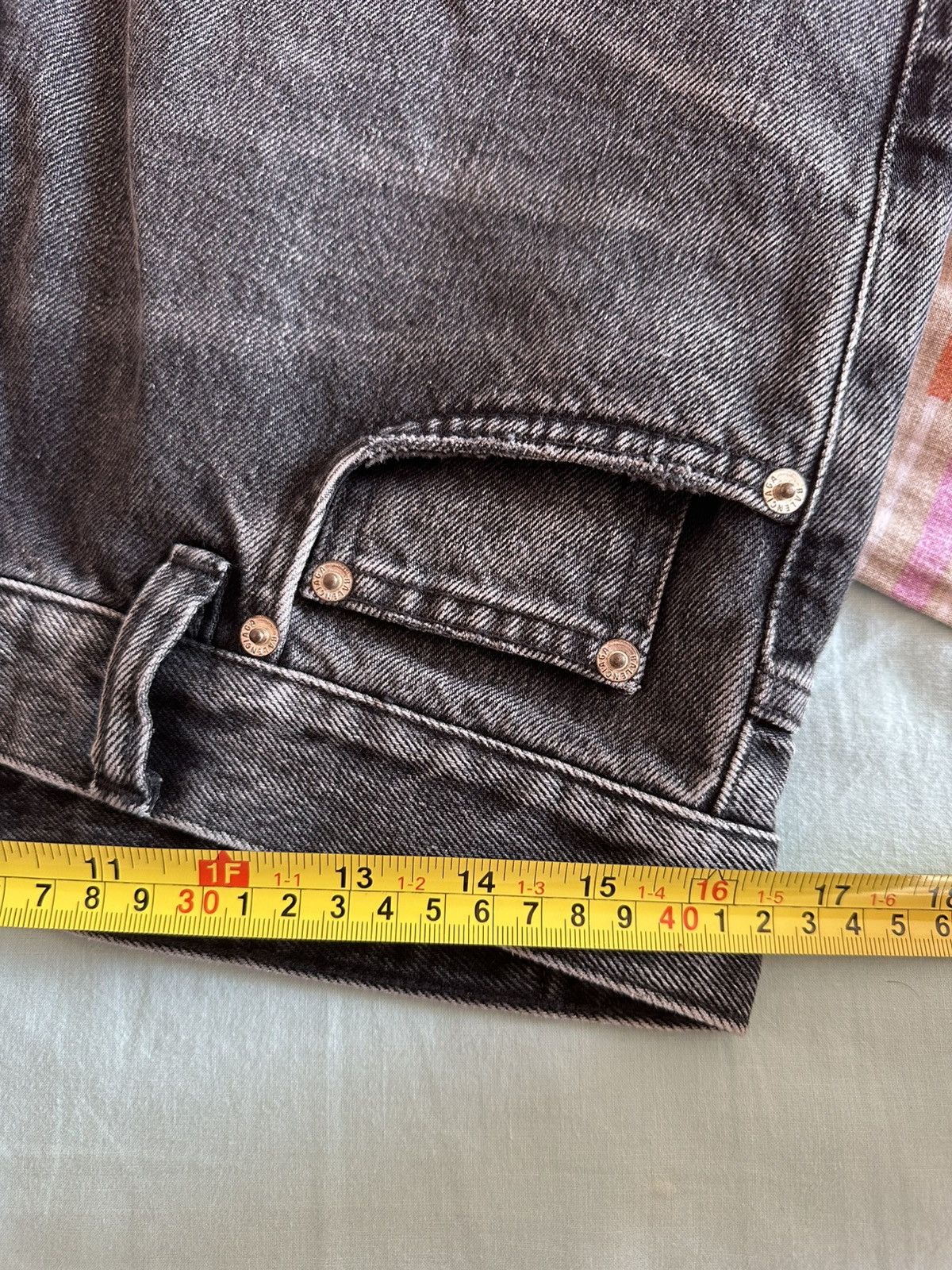 Balenciaga [XS] Fall22 The Lost Tape Gray flared jeans Size US 31 - 15 Thumbnail