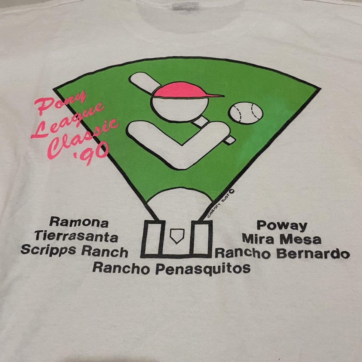 MLB Vintage Tshirt Ponny League Classic baseball 1990 Size US XXL / EU 58 / 5 - 3 Thumbnail