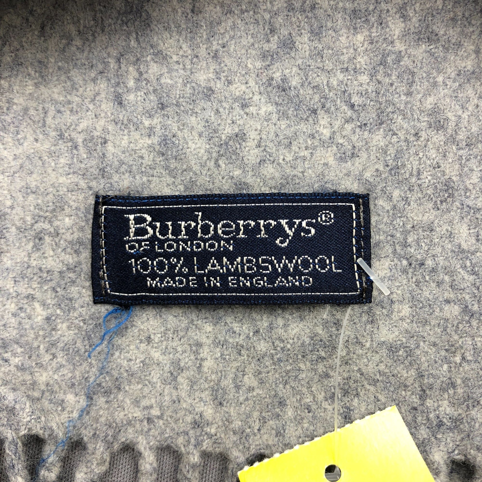 Burberry Vintage Burberrys Scarf Muffler Wool Cashmere Scarves Size ONE SIZE - 6 Thumbnail
