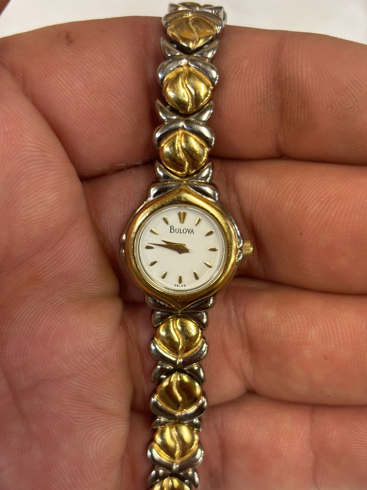 Bulova Vintage Bulova T7 2-Tone Wonens Watch! New Battery! Size ONE SIZE - 2 Thumbnail