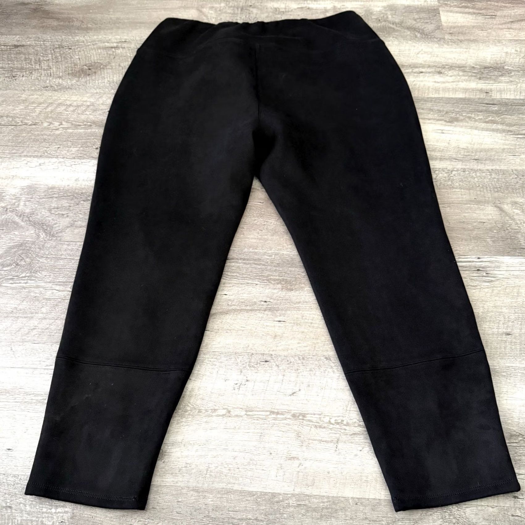 J. Jill J Jill Leggings Womens Plus Sz 2X Wearever Collection Pull On Faux Suede Stretch Black Size 40" / US 18 - 7 Thumbnail