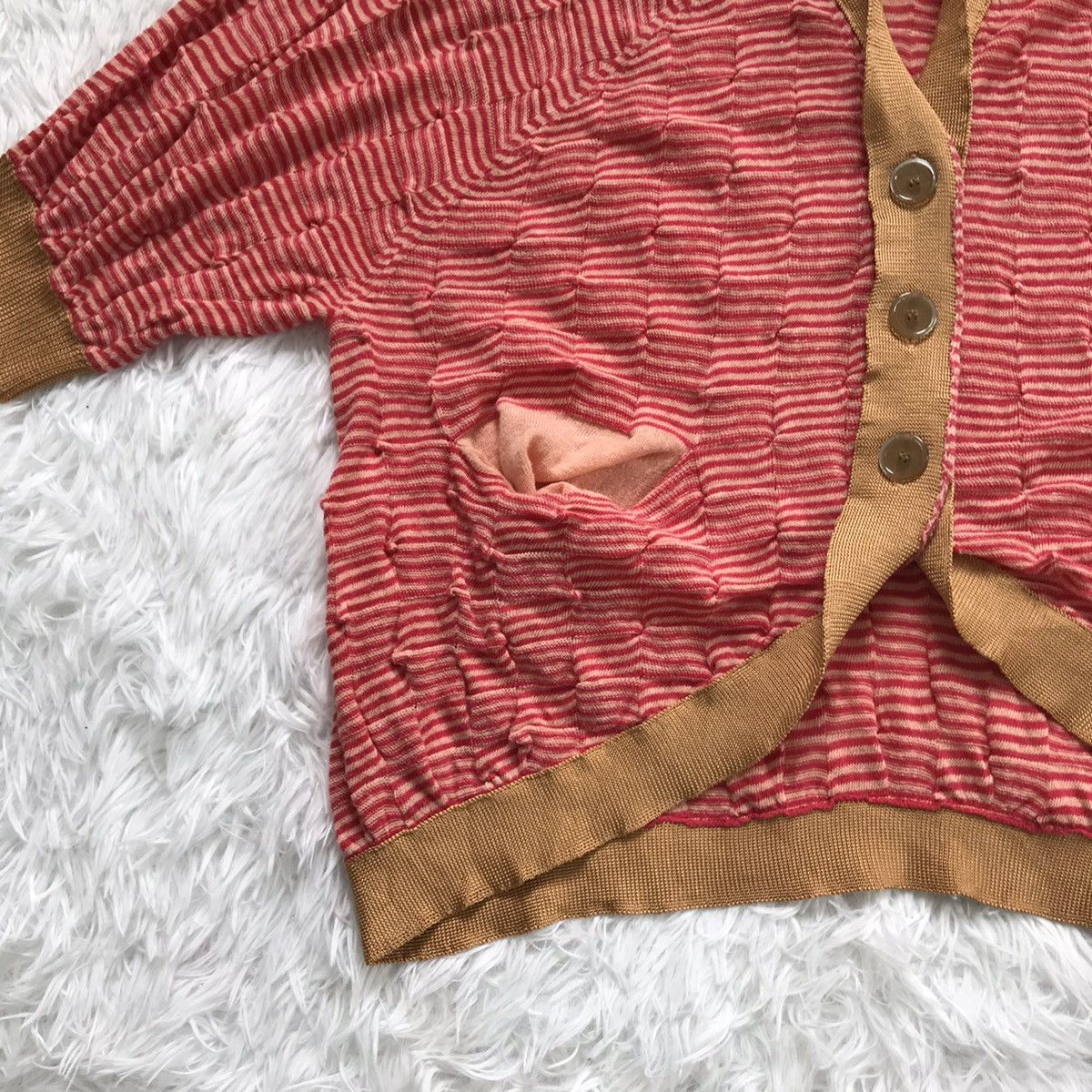 Frapbois Frapbois red stripes cardigan Size S / US 4 / IT 40 - 3 Thumbnail