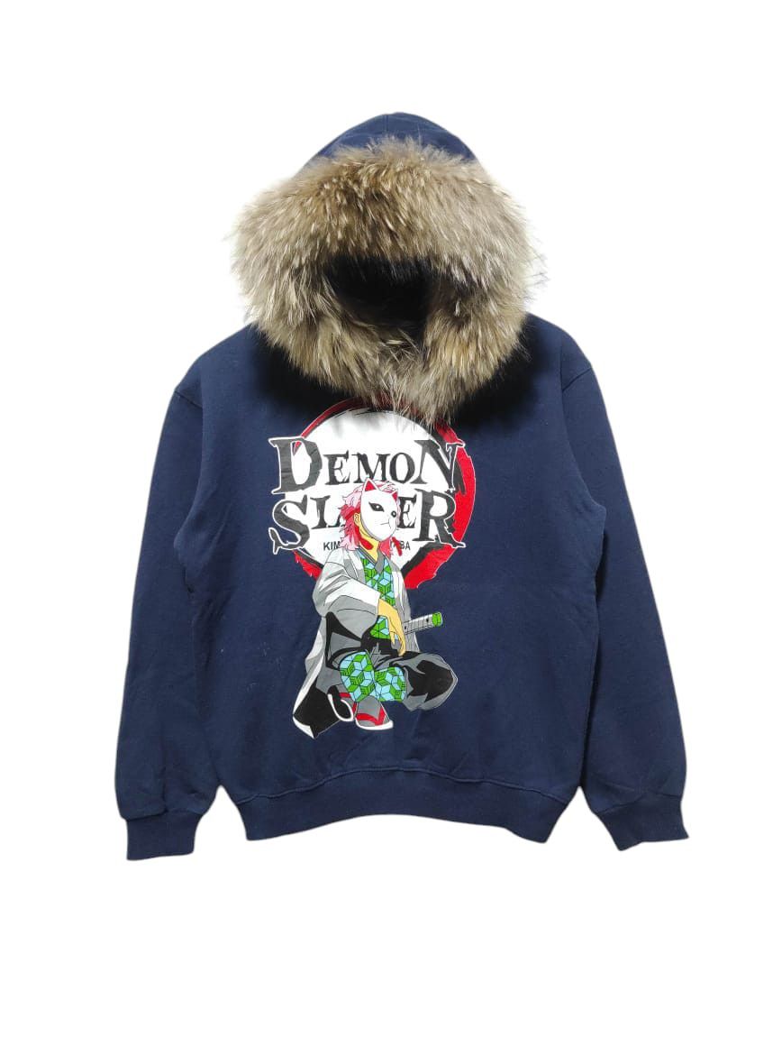 Anime Demon Slayer Fur Hoodie LGB IfSixWasNine style Size US XXS / EU 40 - 1 Thumbnail