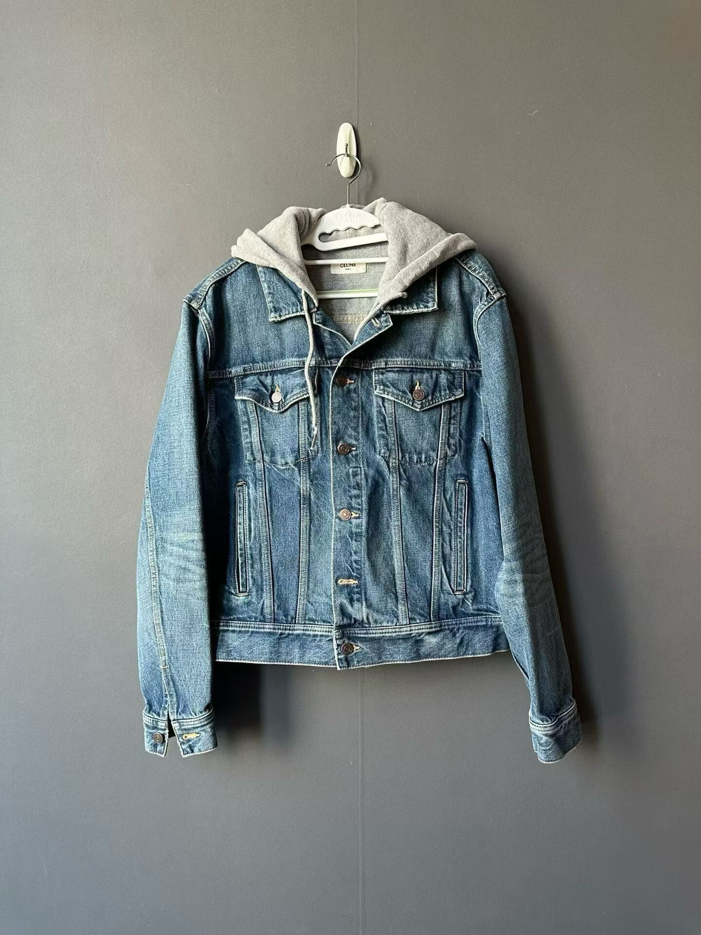 Celine Celine hooded denim jacket Size US S / EU 44-46 / 1 - 1 Thumbnail