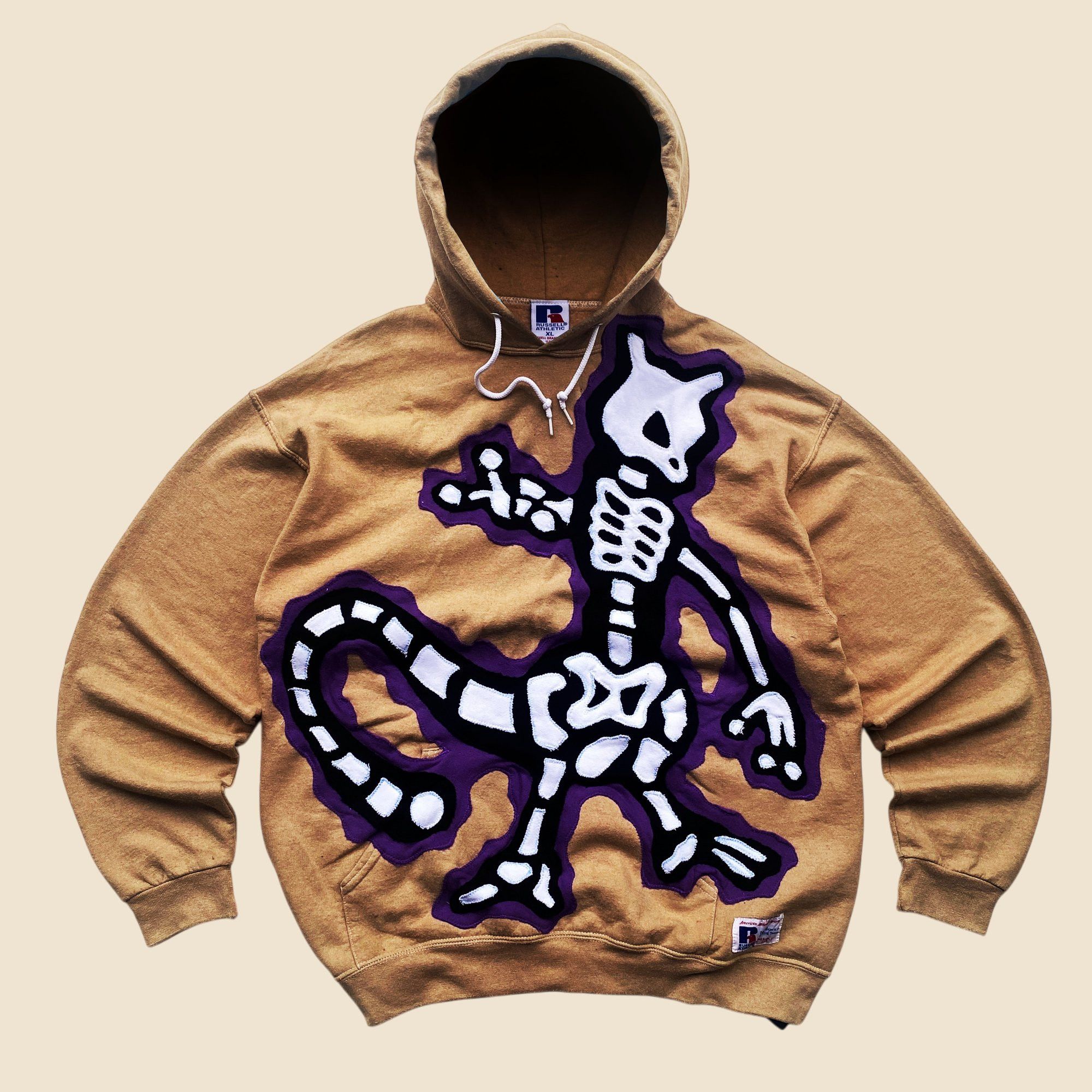 Handmade 1 OF 1 REWORKED POKE DRIP MEWTWO SKELETON HOODIE SIZE XL Size US XL / EU 56 / 4 - 1 Thumbnail