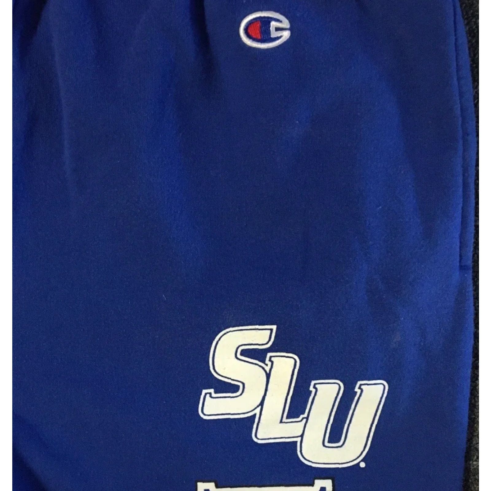 Champion VINTAGE Saint Louis University Champion Sweatpants M Blue College Track 90s Grunge PE School Men Size US 31 - 5 Thumbnail