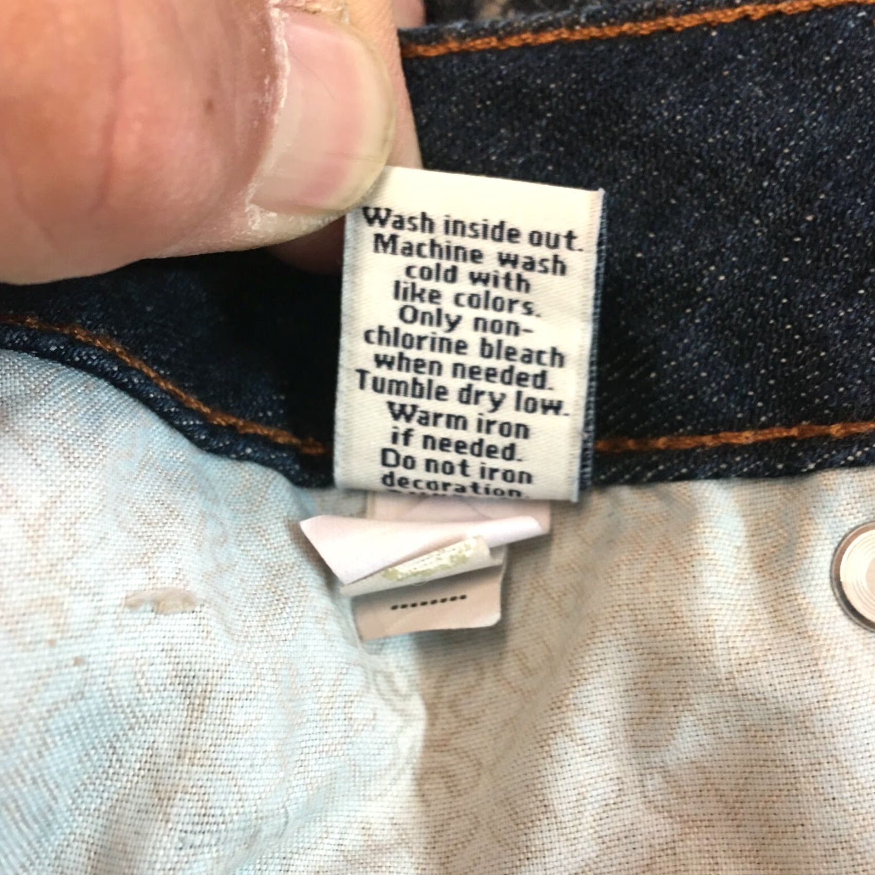 Vintage Simply Vera Vera Wang Women's Capri Jeans Size 4 Blue Denim Mid Rise Regular Fit Size 27" / US 4 / IT 40 - 6 Thumbnail