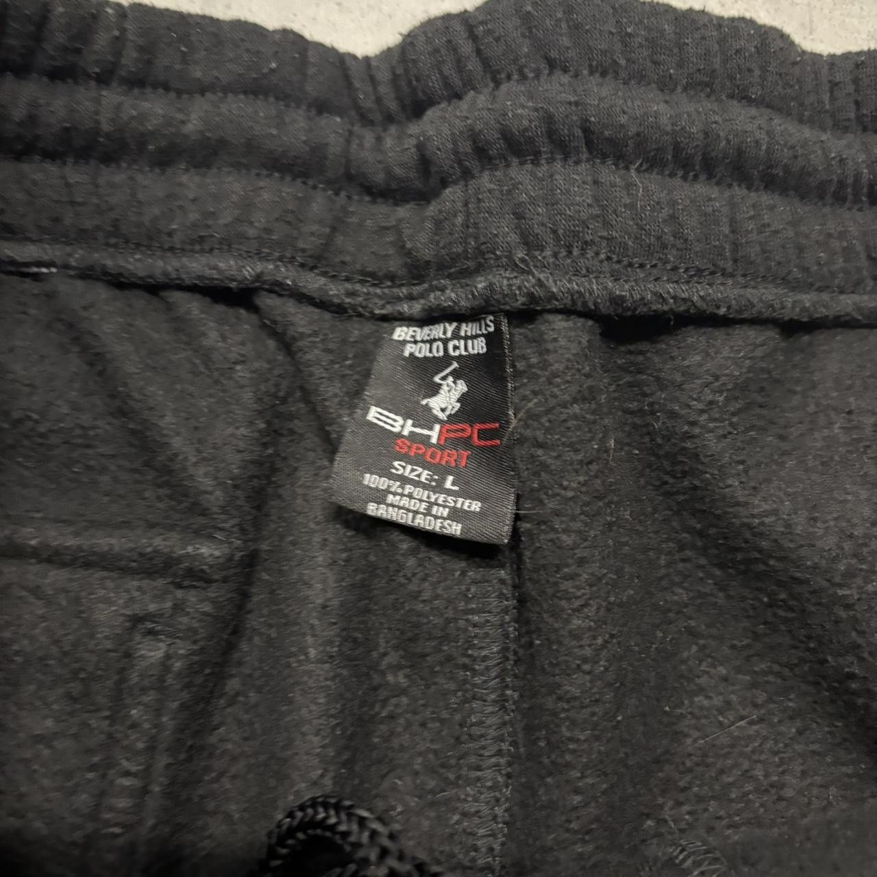Japanese Brand × Vintage Crazy Vintage Y2K/2000s Baggy Black Streetwear Essential Cargo Sweatpants! Size US 32 / EU 48 - 6 Thumbnail