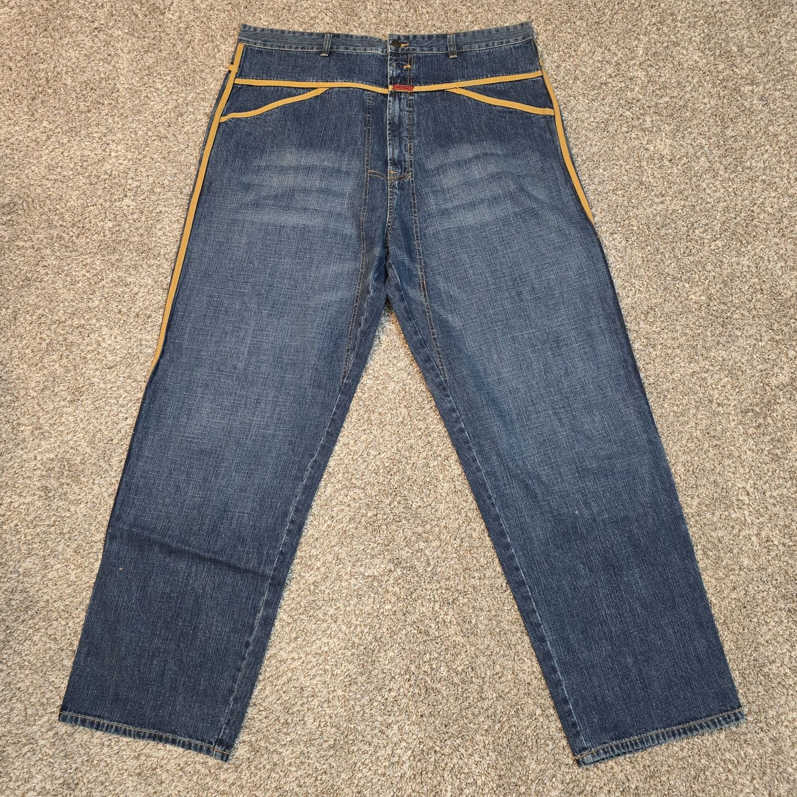 Marithe + Francois Girbaud Vintage Y2K MFG Girbaud Pant Jean 42x34 Cyber Cargo Rave Size US 42 / EU 58 - 1 Thumbnail