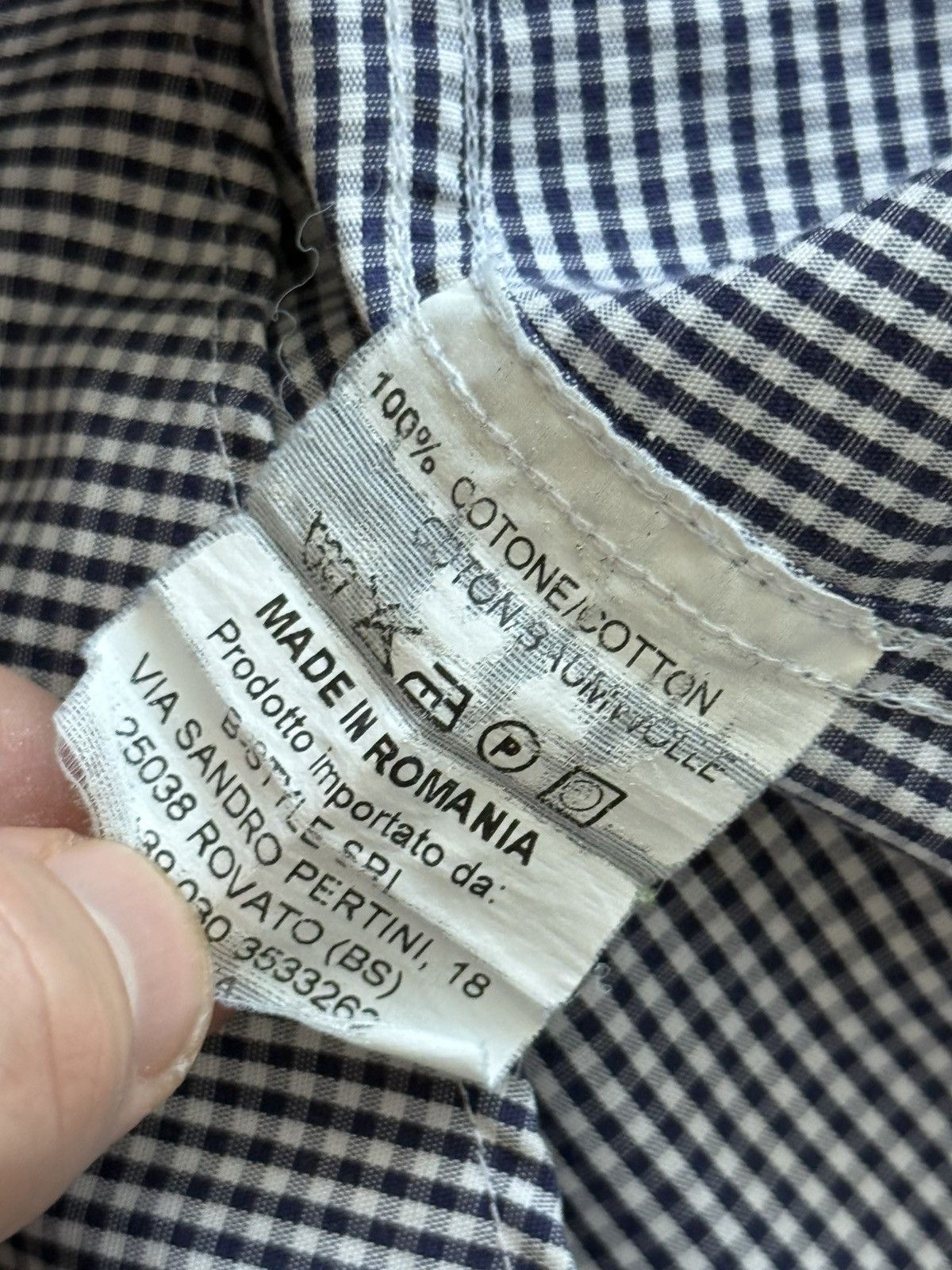 Other Sartoria Italiana checkered ls button up shirt luxury Size US S / EU 44-46 / 1 - 6 Thumbnail