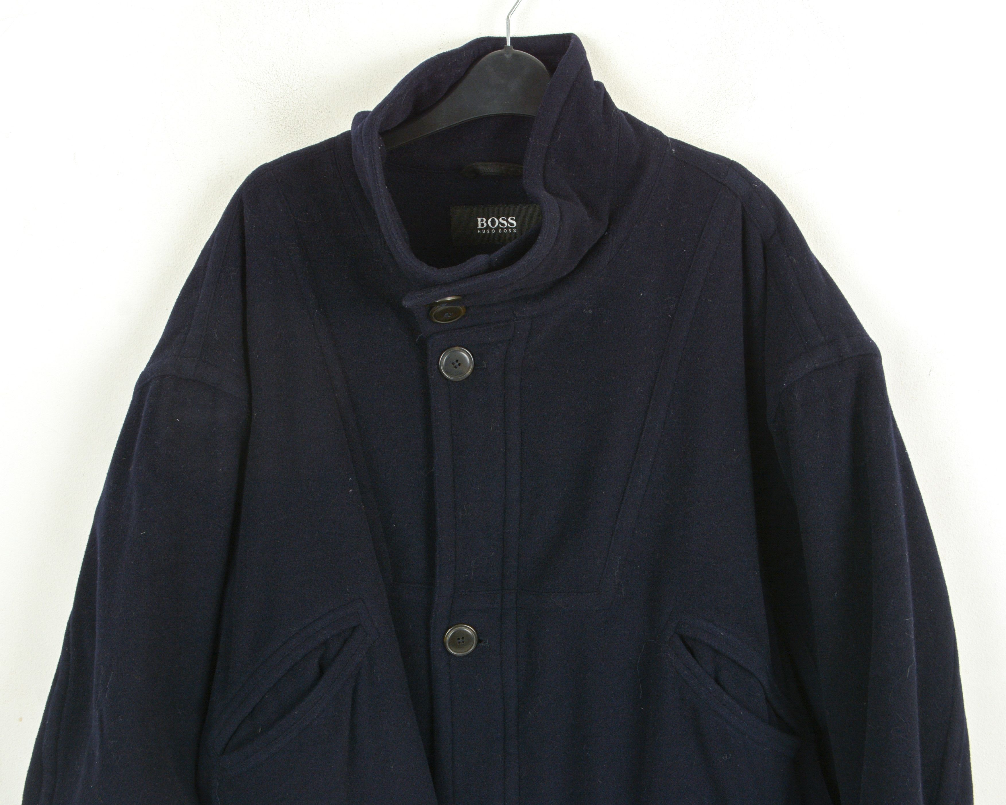 Hugo Malenkow XL Wool Jacket Pea Coat Winter Overcoat Warm EU 54 Size US XL / EU 56 / 4 - 8 Thumbnail