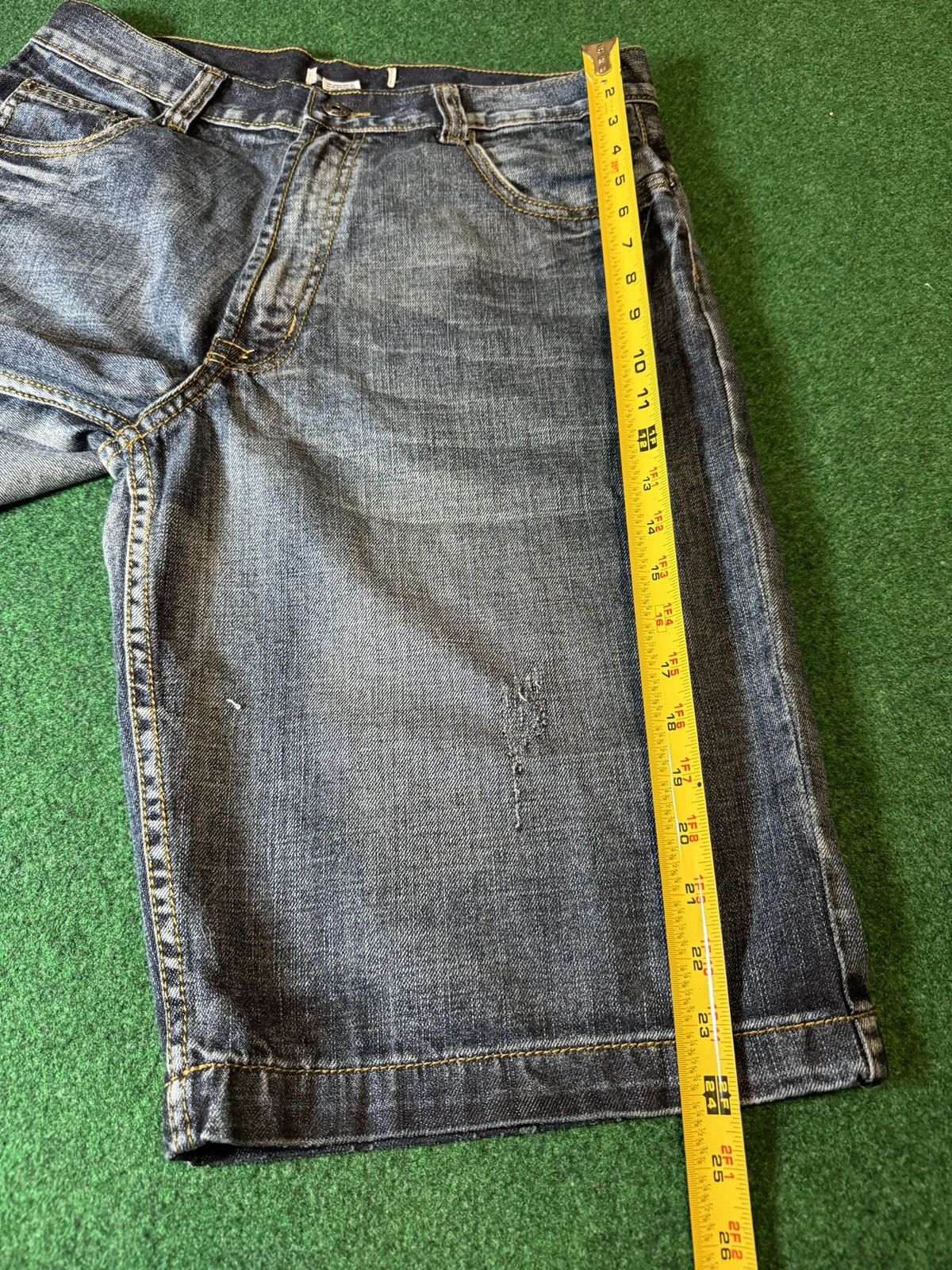 Other Y2K Baggy Jorts 14” Hip Hop Below Knee Denim Shorts Size US 34 / EU 50 - 7 Thumbnail
