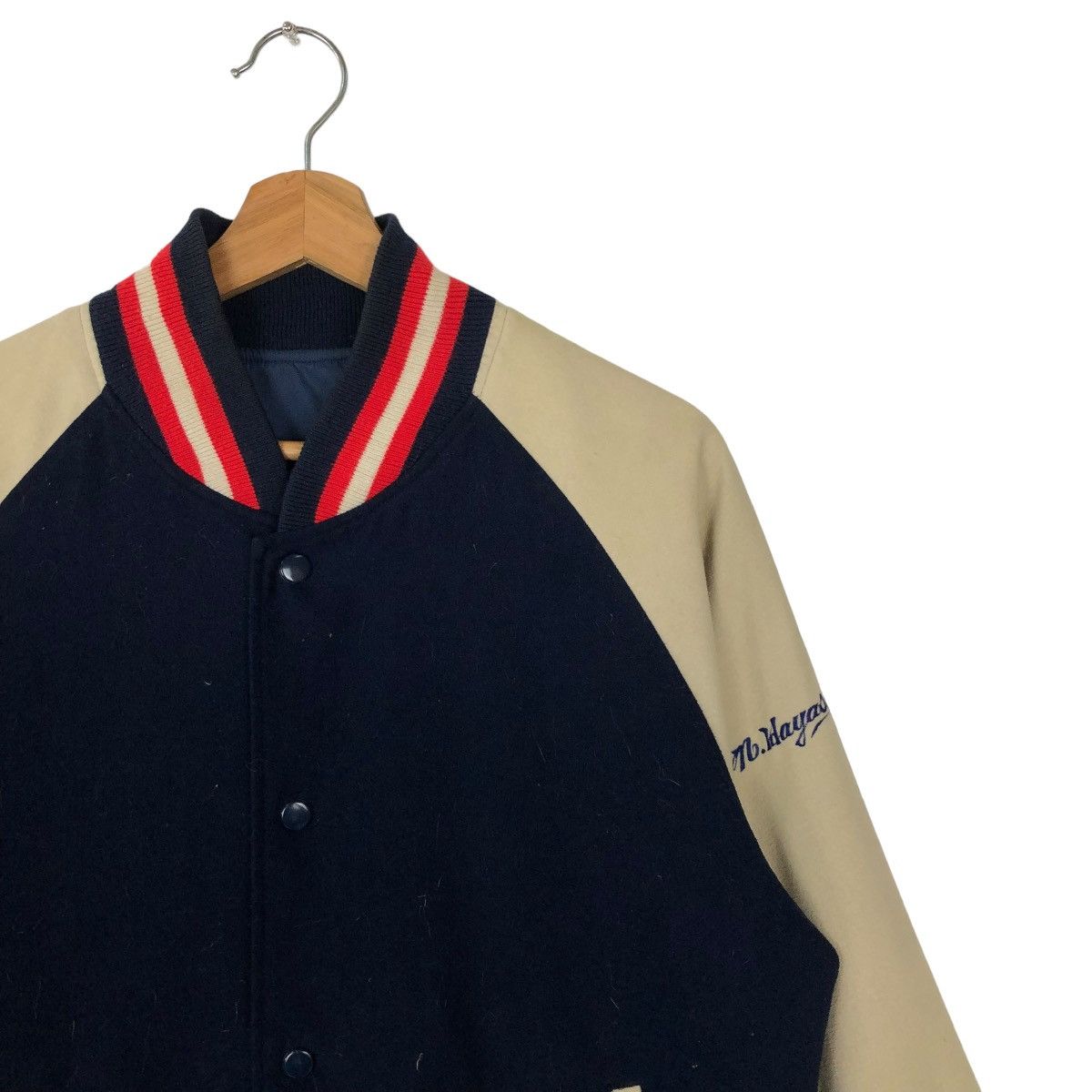 Japanese Brand 🔥VINTAGE VARSITY JACKET WOOL VALIO SPORTSWEAR KENKODO Size US L / EU 52-54 / 3 - 5 Thumbnail
