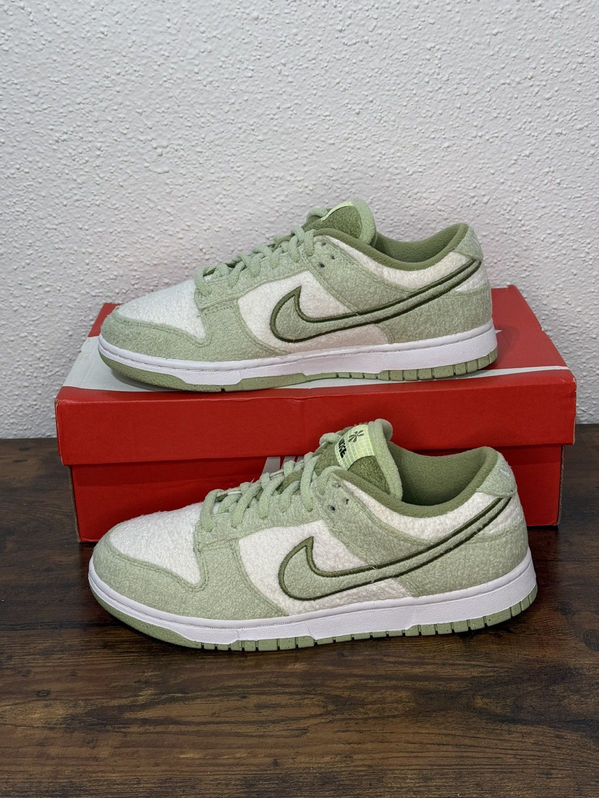 Nike Nike Dunk Low SE Fleece Pack Honeydew size 8 Size US 8 / IT 38 - 7 Thumbnail